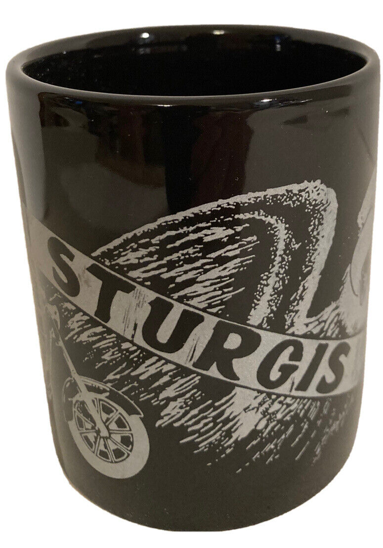 Vintage Souvenir Sturgis Coffee Mug 98 1998 Biker Rally Motorcycle Cup Ceramic