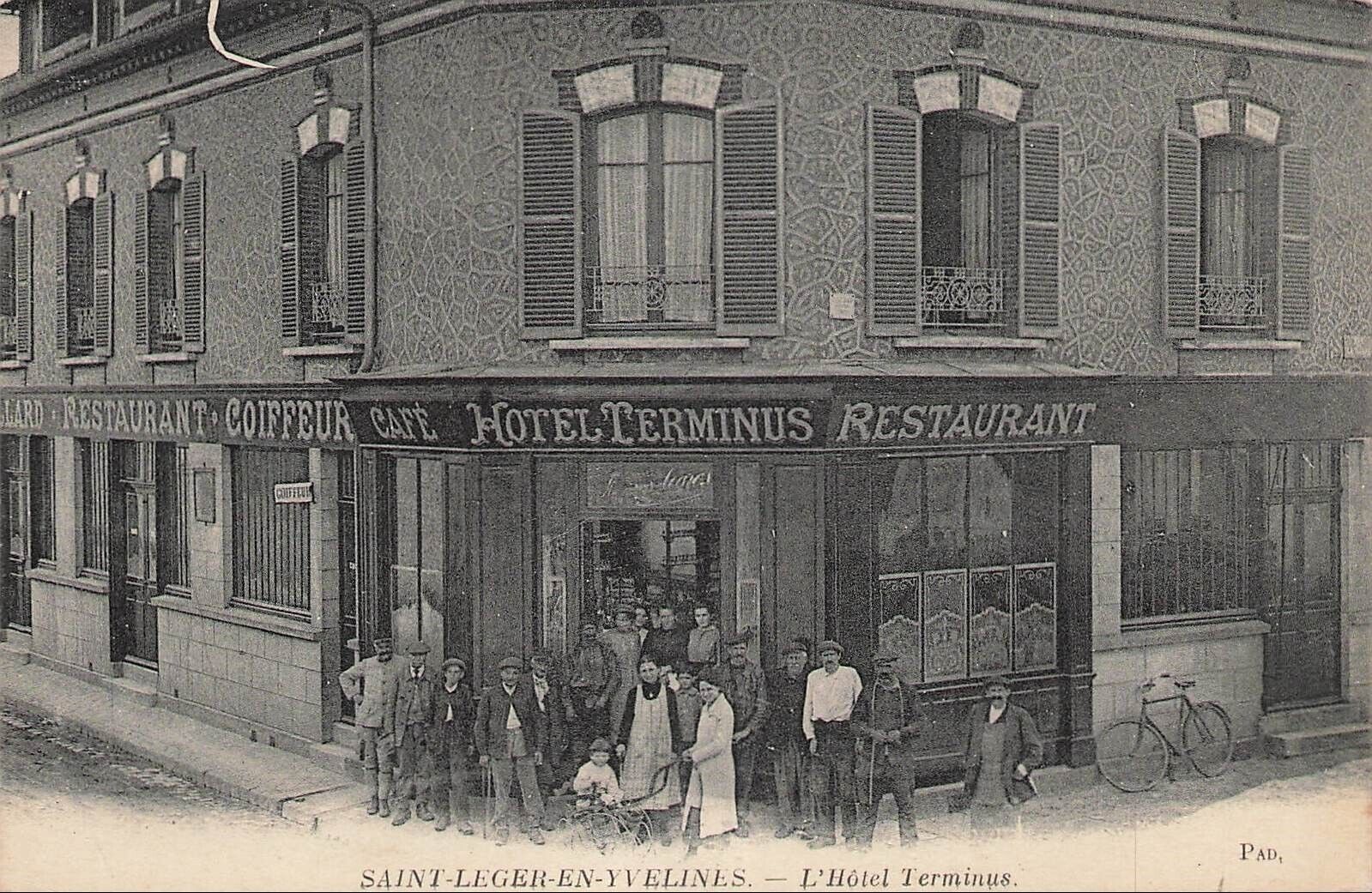 St-LEGER-en-YVELINES (cpa 78) Hotel Terminus 80158