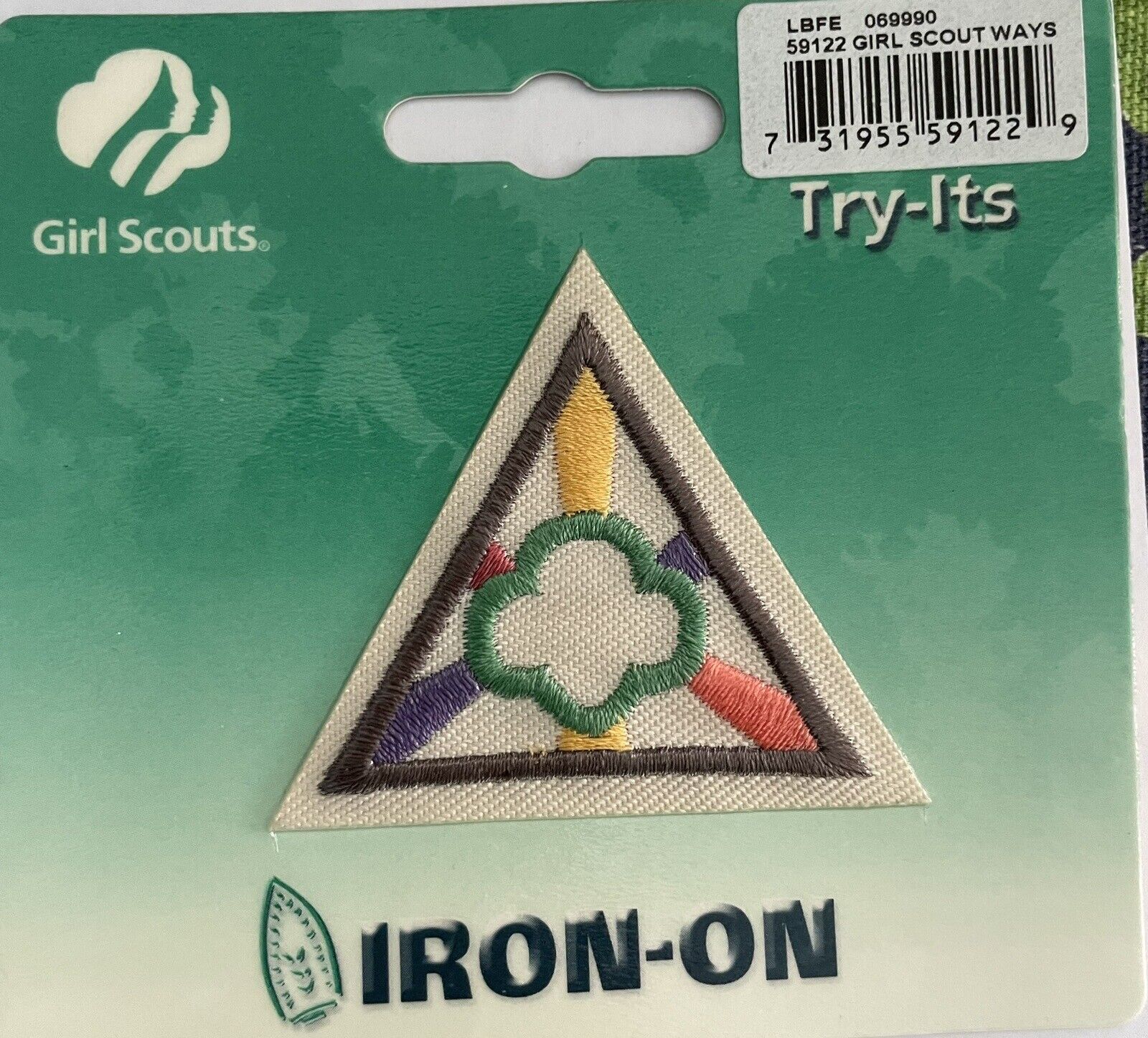 Retired Girl Scout Girl Scout Ways Brownie Try-It Badges - Iron On