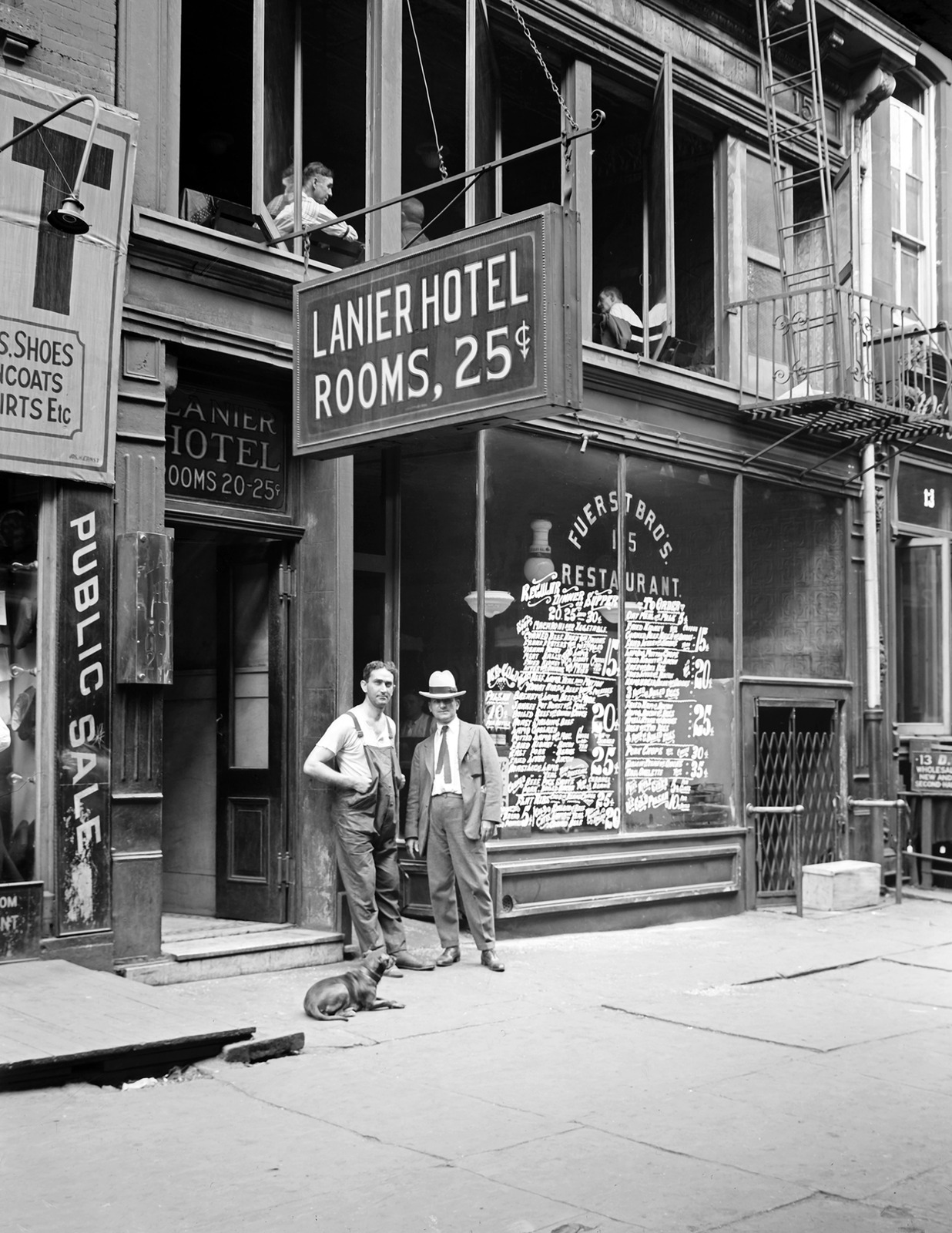 1920-1925 Lanier Hotel, Bowery, NYC, NY Vintage/ Old Photo 8.5\