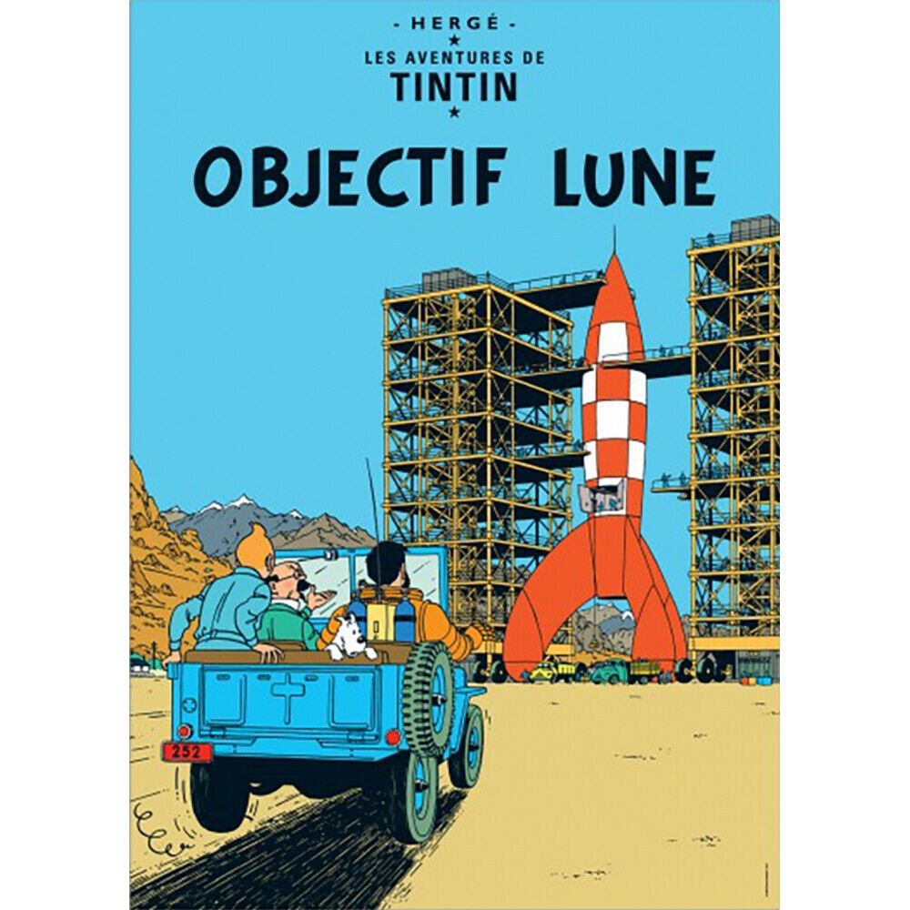 Poster Moulinsart Tintin Album: Destination Moon 22150 (50x70cm)