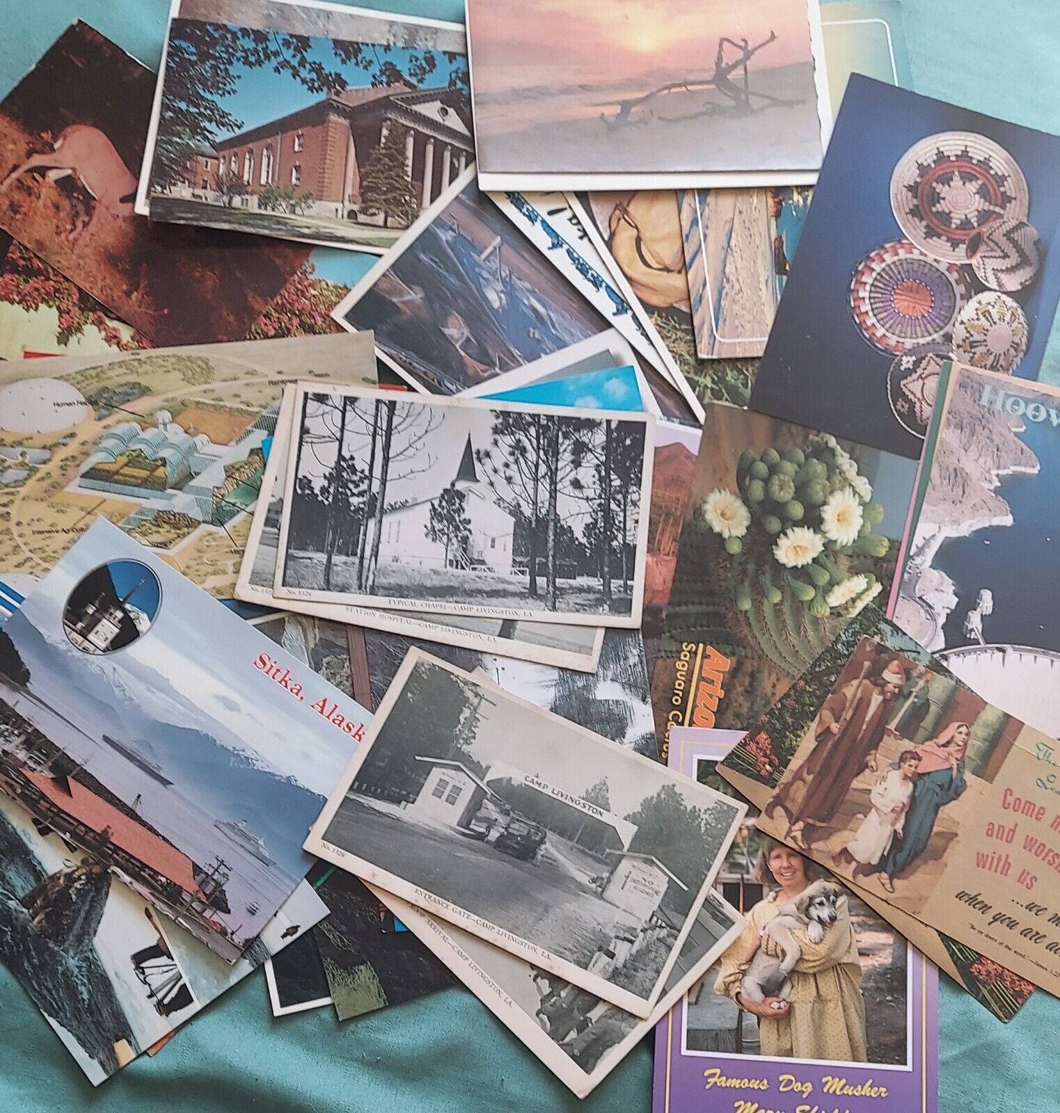 Postcards, Random Vintage  Lot of 50, Post Cards, Posted Not Posted 