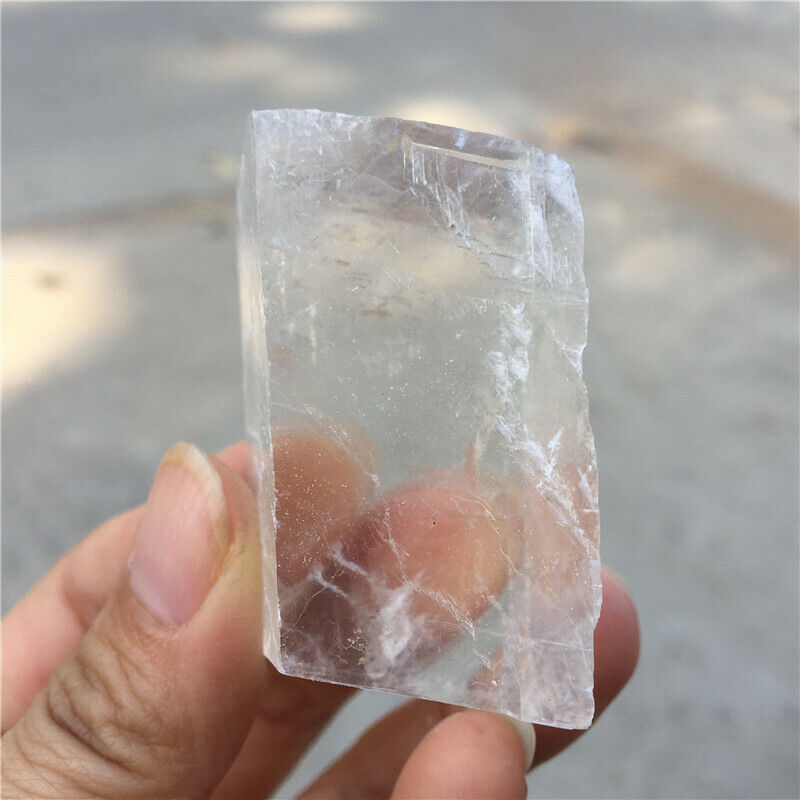 Random Yellow Iceland Spar Optical Calcite Quartz Crystal Mineral Specimen 1pc