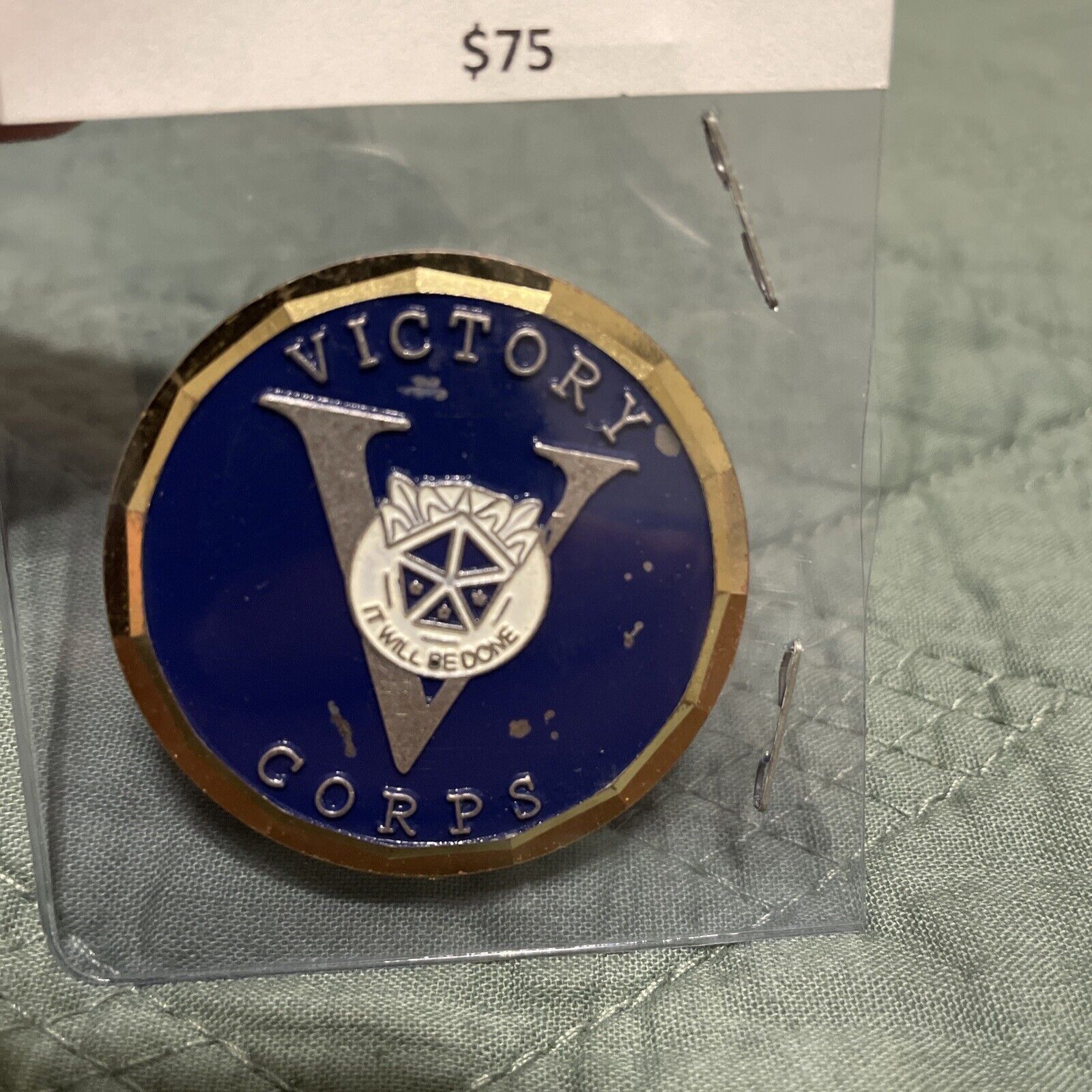 victory corps ACOS, G2 Challenge coin 