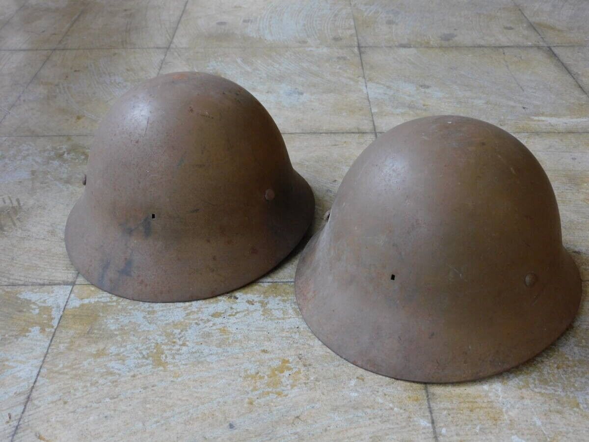 WW2 Japanese Army Helmet Navy Antiques Vintage lot Real item (2)