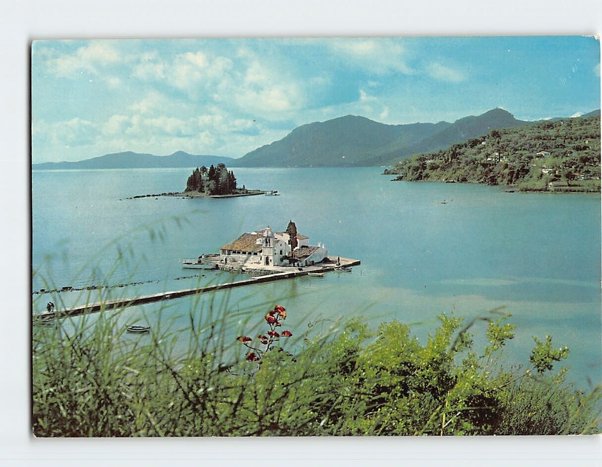 Postcard Ponticonissi, Corfu, Greece