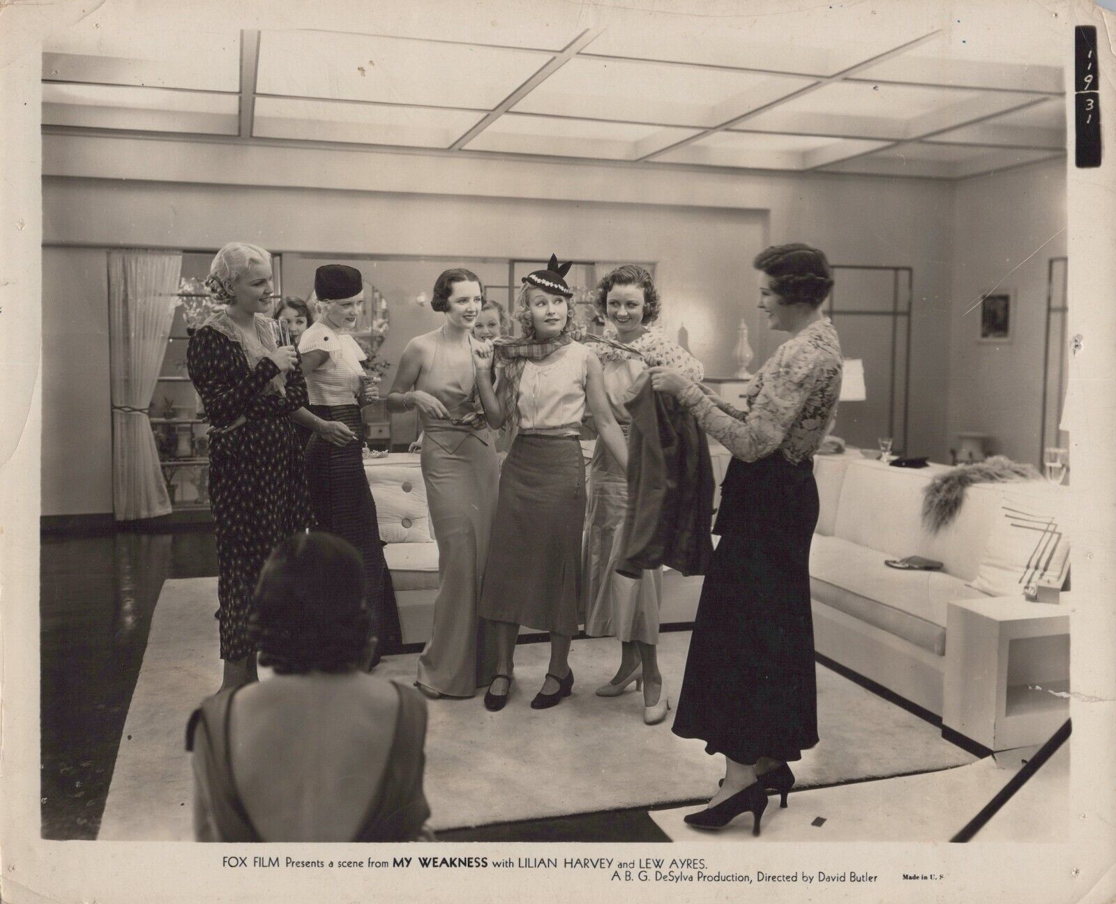 Lilian Harvey + Barbara Weeks + Mary Howard in My Weakness (1933) ❤ Photo K 535