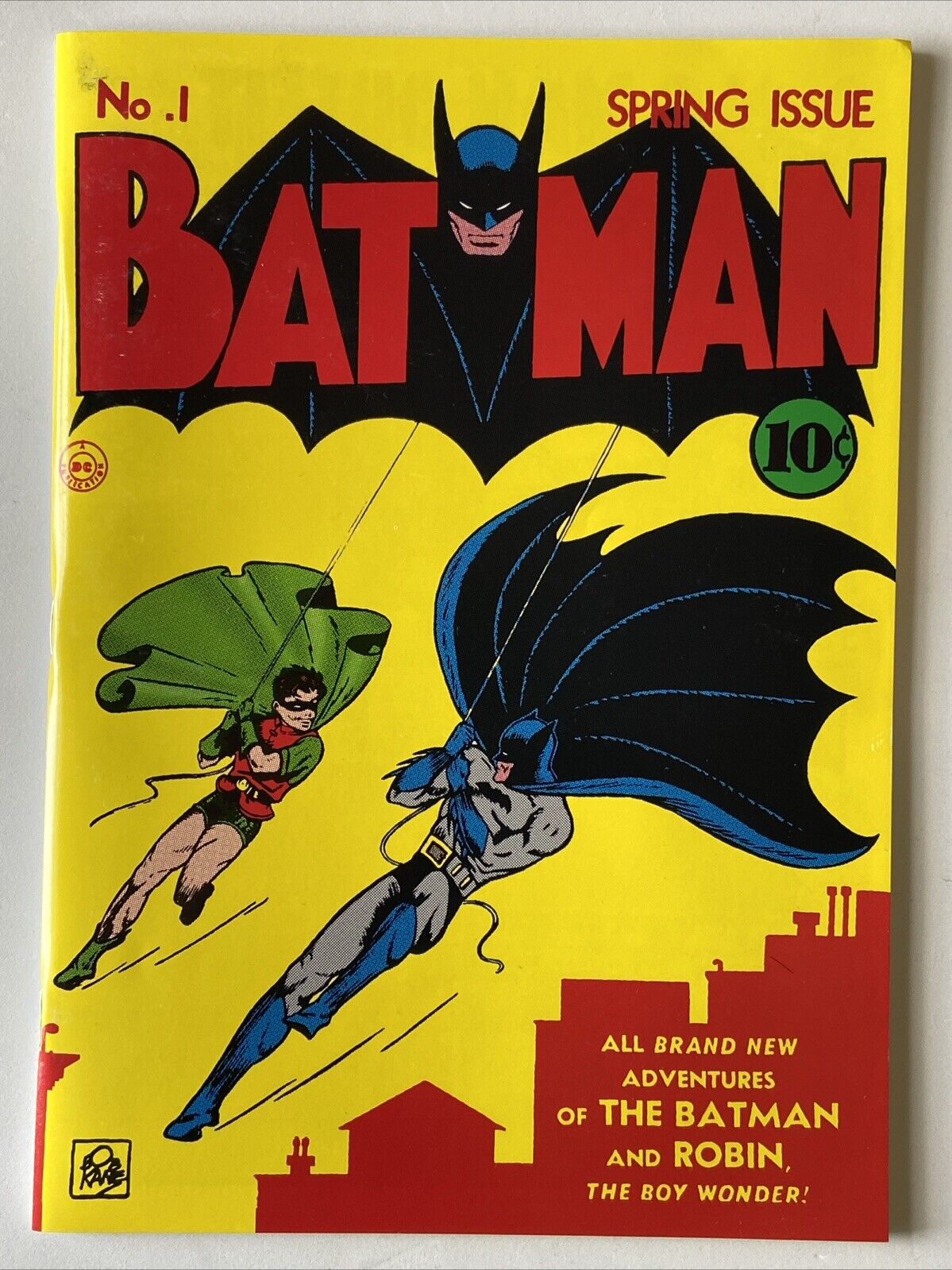 Batman #1 SPRING ISSUE 1940-1st App JOKER_Off. Reprint 2000 MASTERPIECE EDITION
