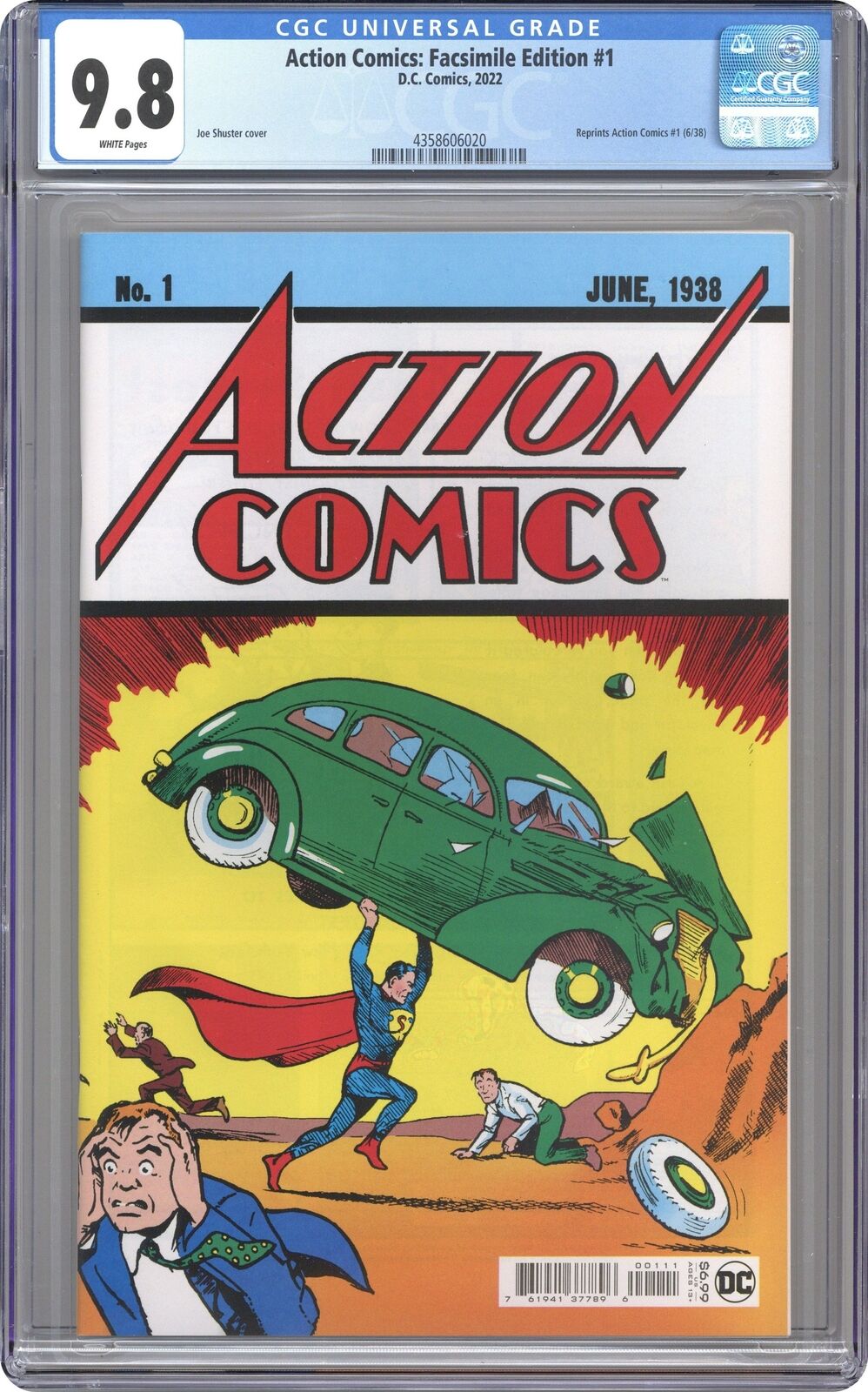 Action Comics Facsimile Edition #1 CGC 9.8 2022 4358606020
