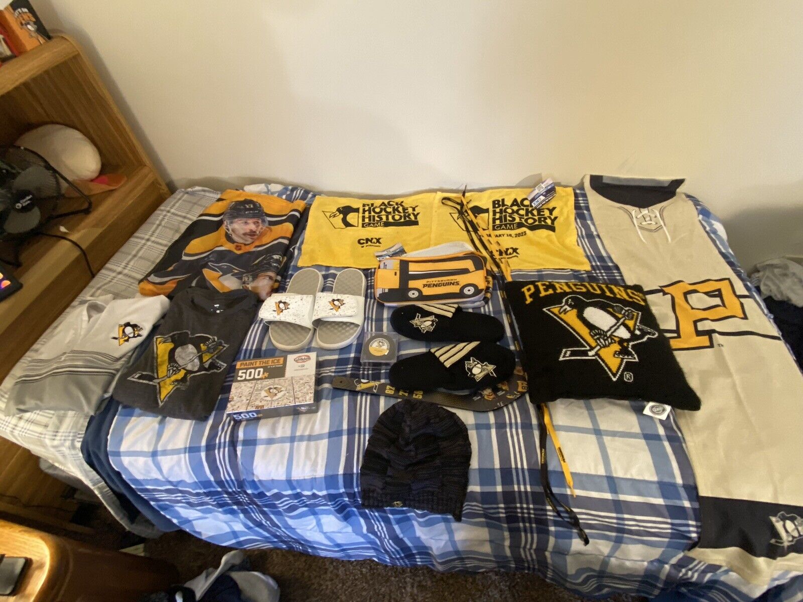 Pittsburgh Penguin Collectable Set (please See Picture And Description)