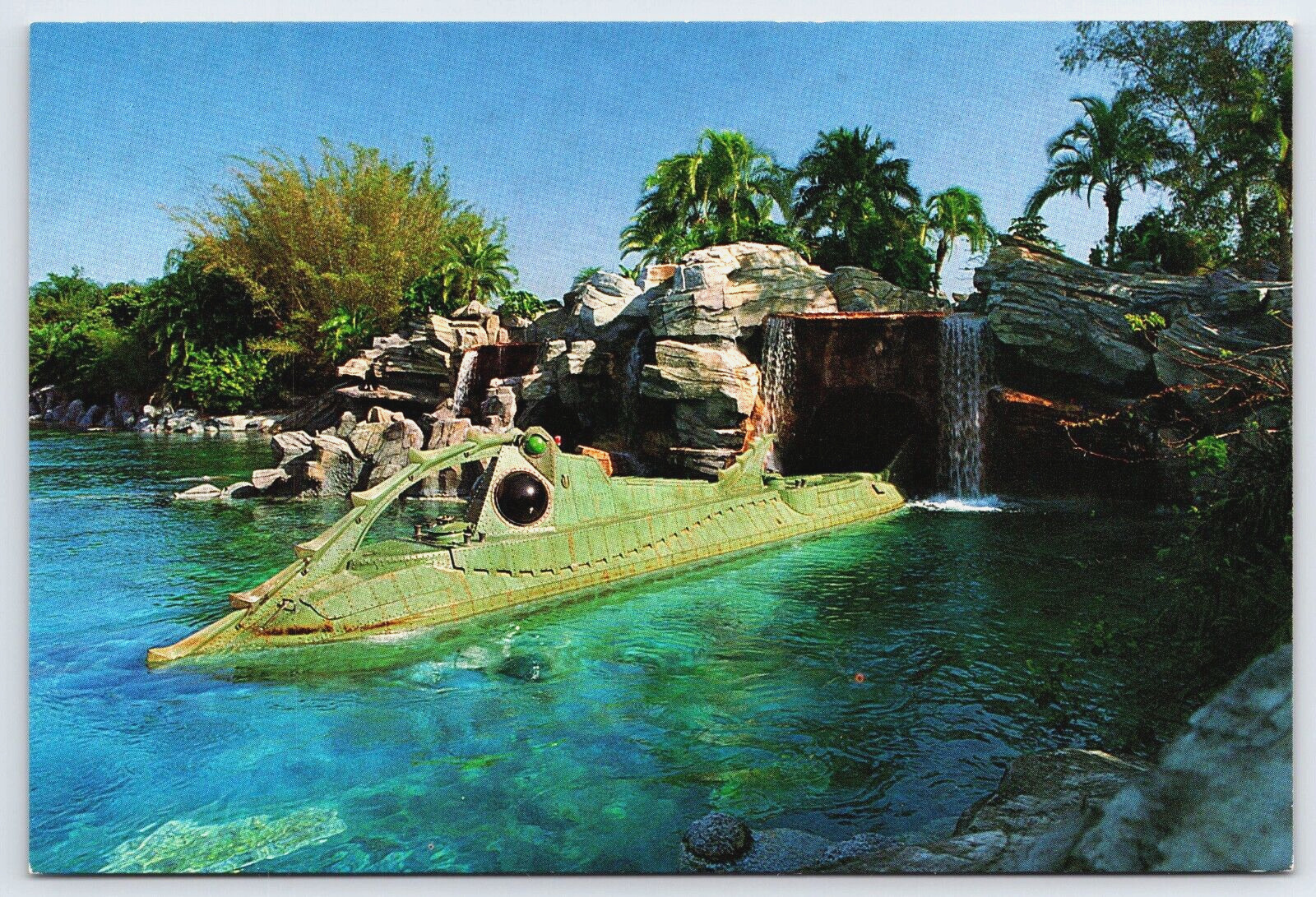 Nautilus Submarine 20,000 Leagues Under the Sea Disney World FL 6x4 Postcard B15