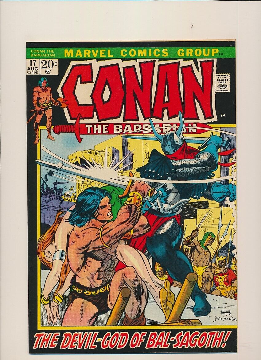 Conan the Barbarian # 17 VF Smith art