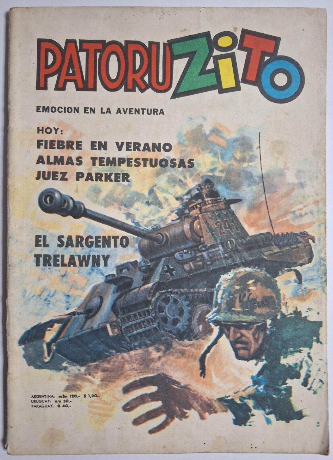 Patoruzito #95 Dante Quinterno 1971 Argentine Magazine Impossible to get 96 pags