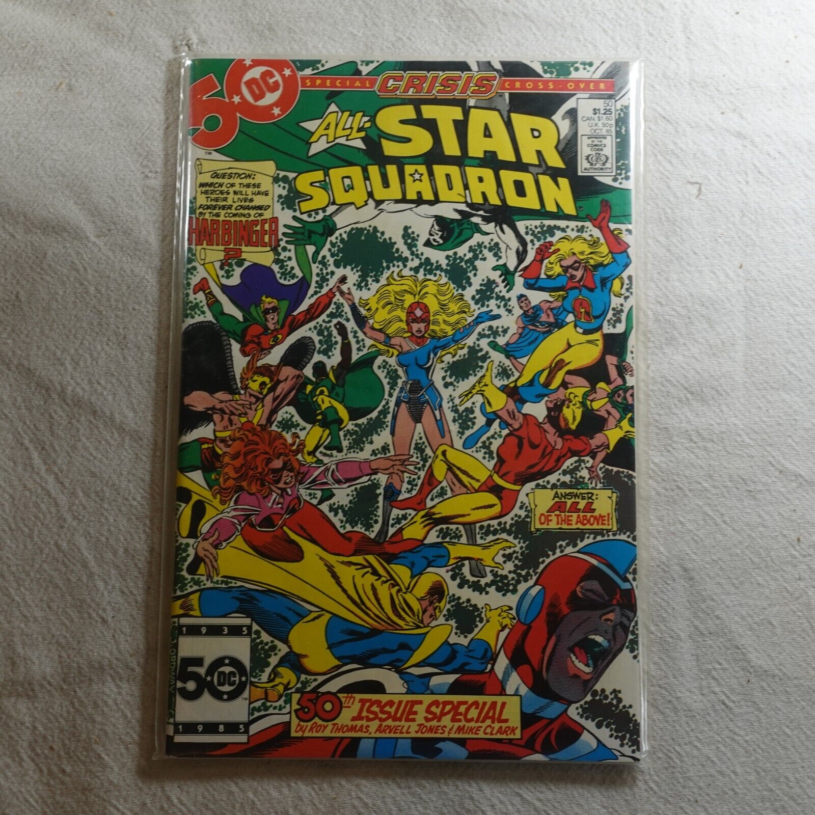All Star Squadron Issue 50 DC Comic Book BAGGED AND BOARDED