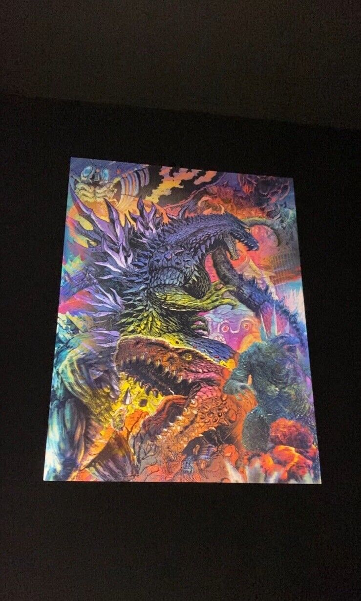 Godzilla Image Changing 3D Holographic Lenticular Poster