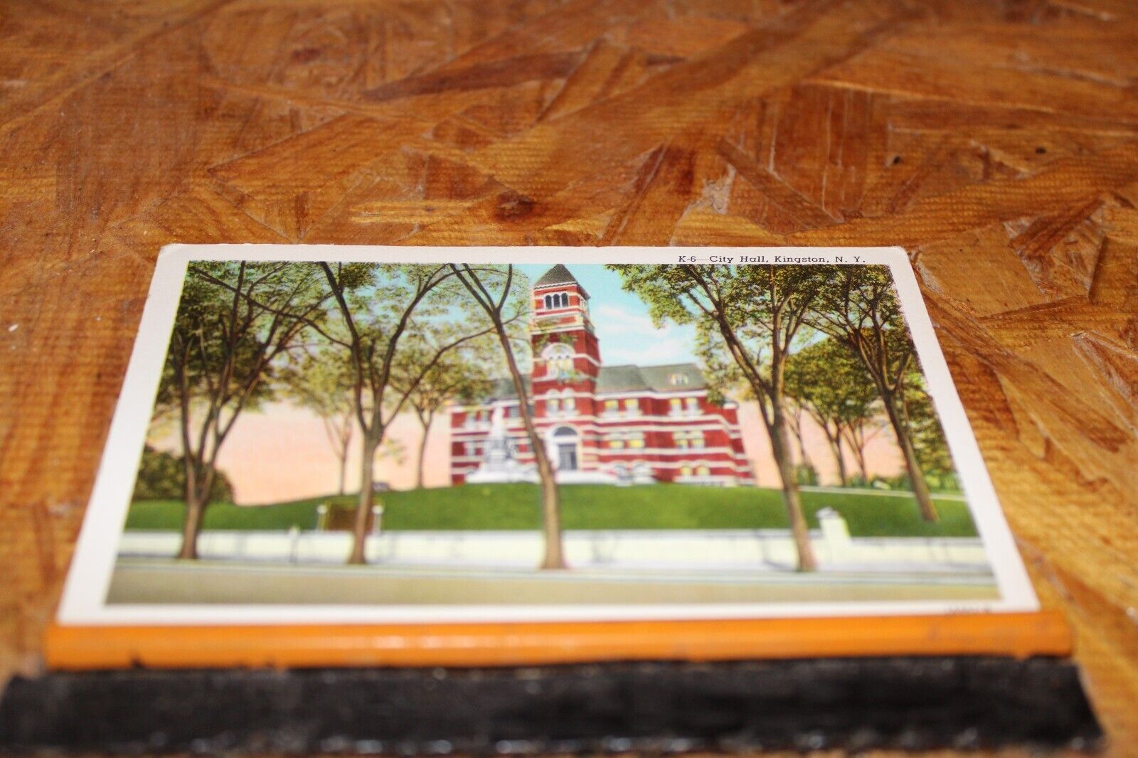 Postcard-X-City Hall, Kingston, N. Y.-White Border-Unposted