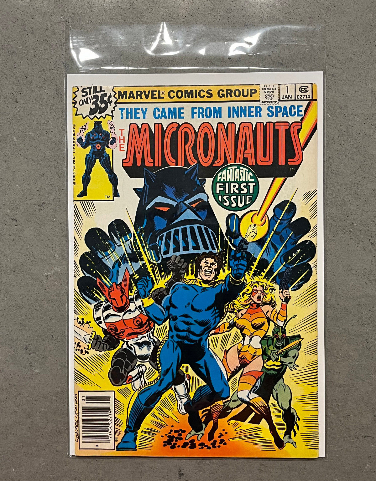 MICRONAUTS #1 - Newsstand - 1st app. - Marvel 1979