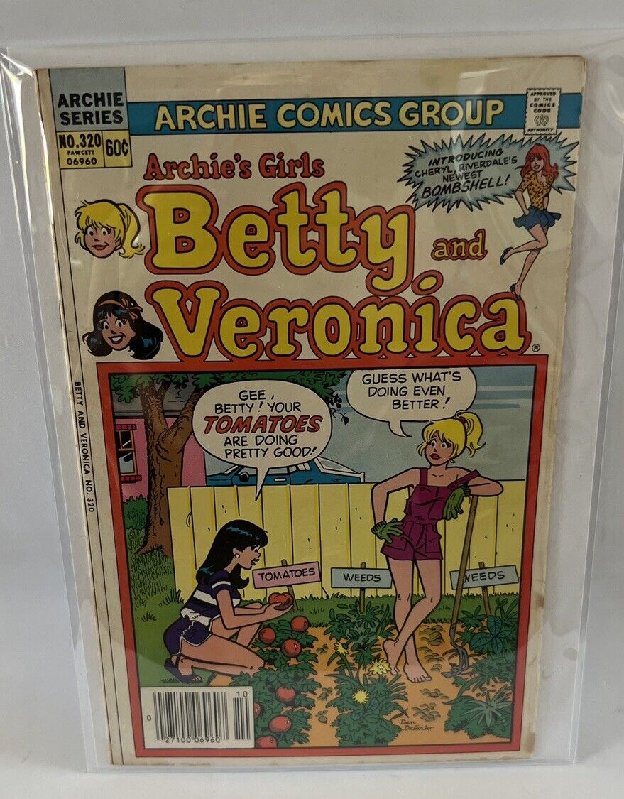 Archie's Girls Betty and Veronica #320 (1982) 1st App of Cheryl Blossom Key