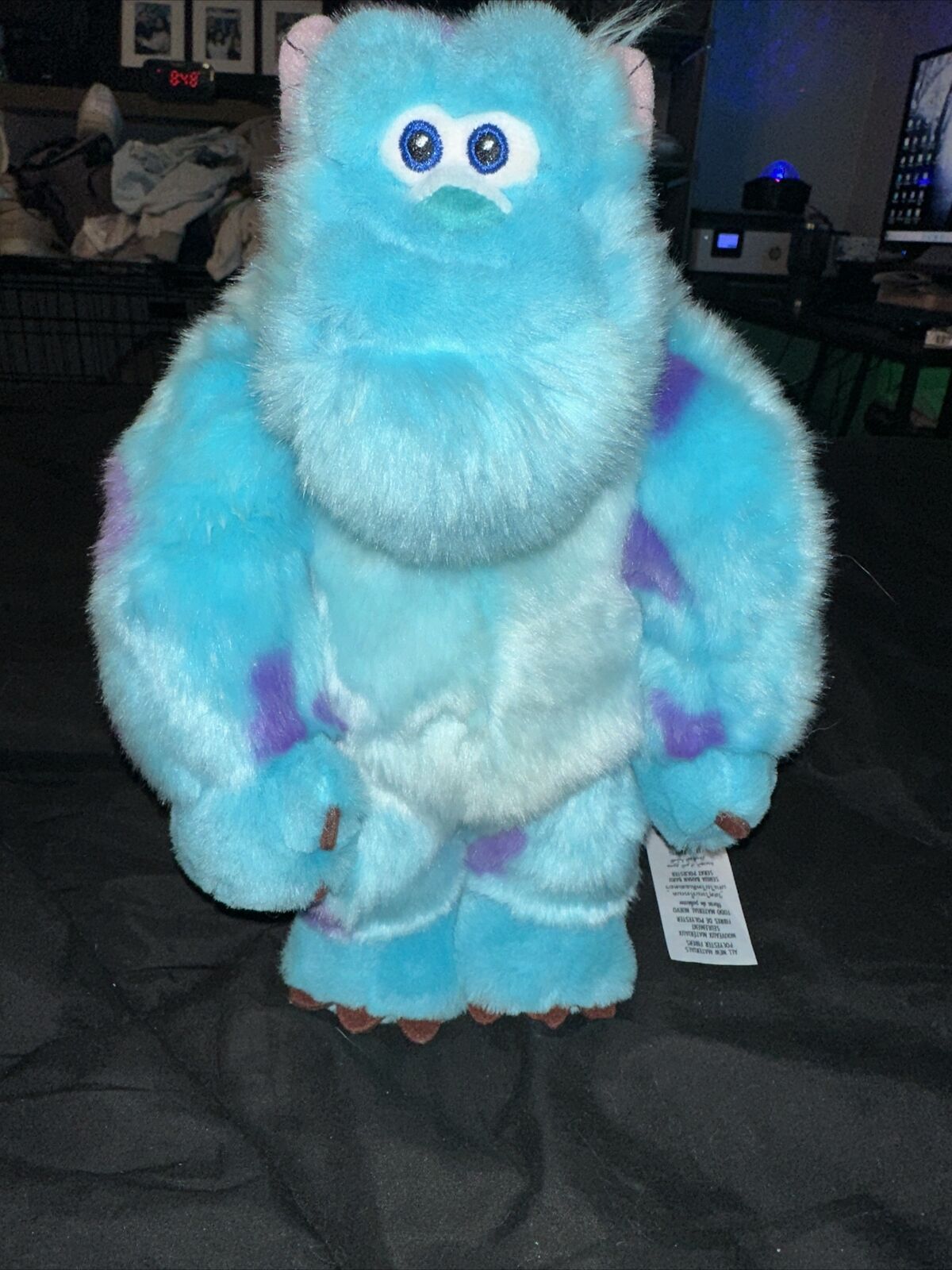 Disney Parks Pixar Monsters Inc Sulley Plush Blue Standing Soft  Stuffed 14”