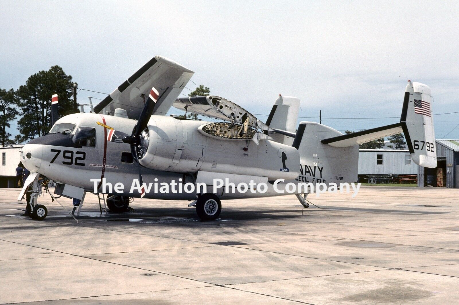 US Navy Cecil Field Grumman C-1A Trader 136792 (1976) Photograph