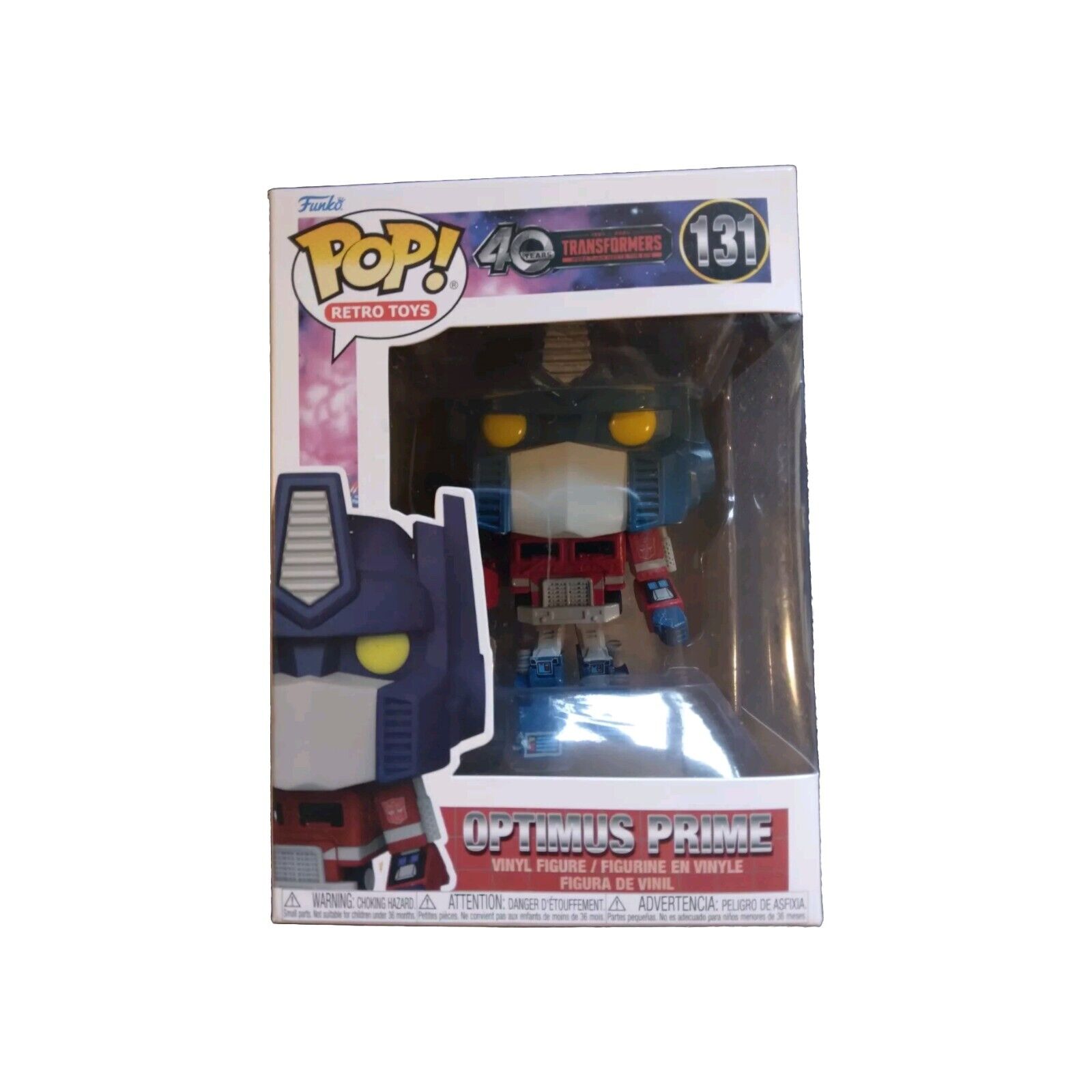 Funko Pop Transformers G1 Optimus Prime - 40 Years Anniversary Figure #131