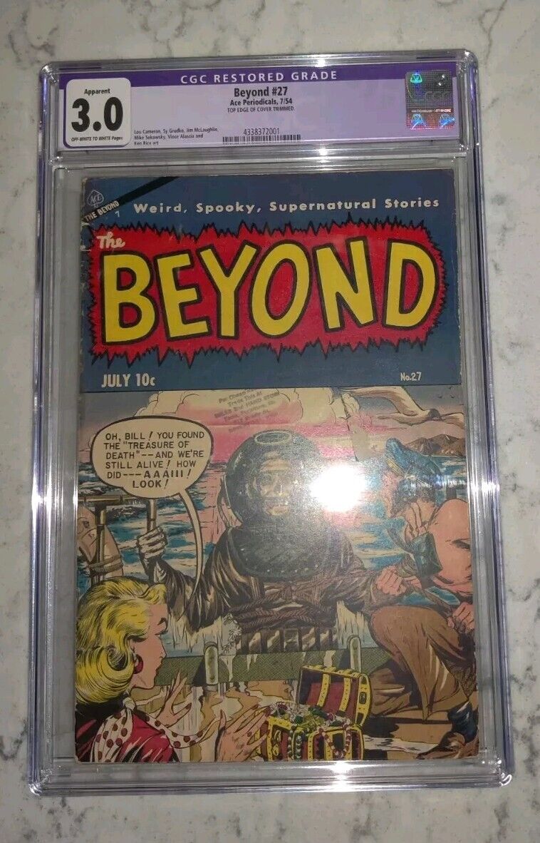 Beyond (1950) #27 CGC 3.0 Restored 