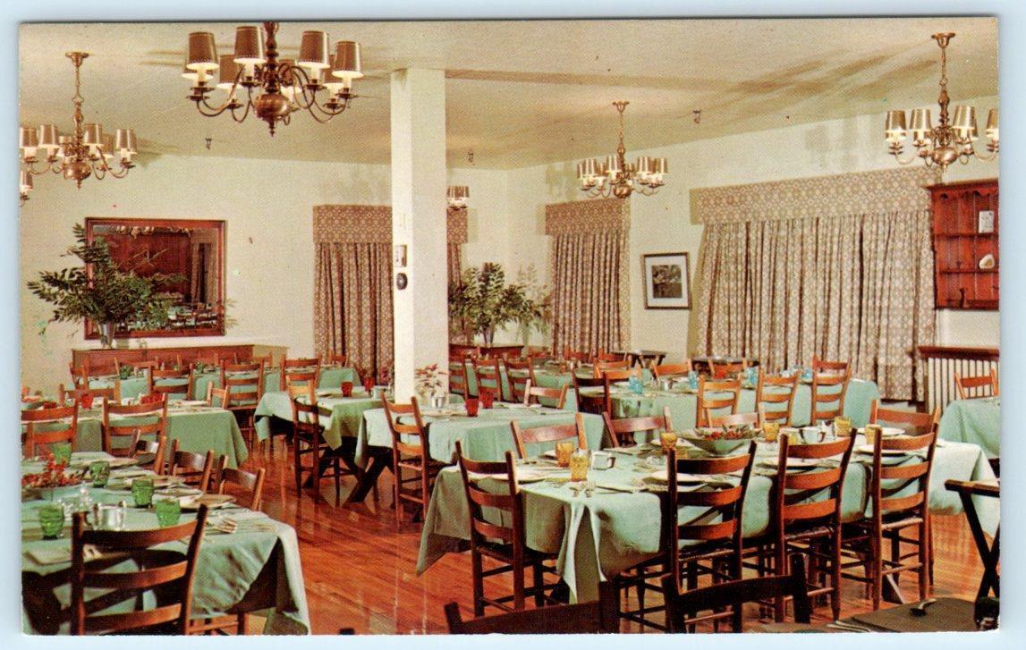TOPOCO, North Carolina NC~ Dining Room TAPOCO LODGE Graham County 1970s Postcard