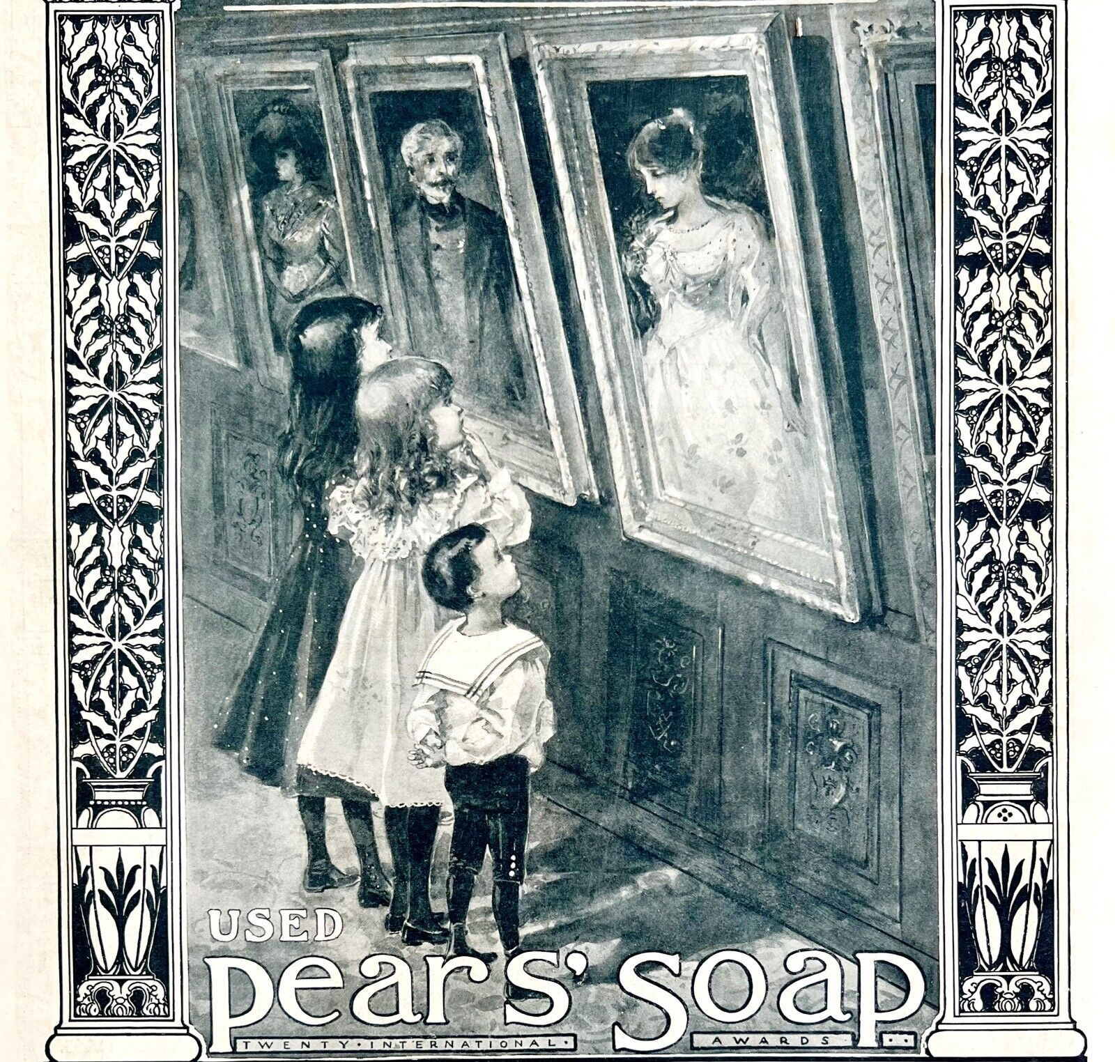 Pear's Soap Our Ancestors 1897 Advertisement Victorian Full Page Color DWII6