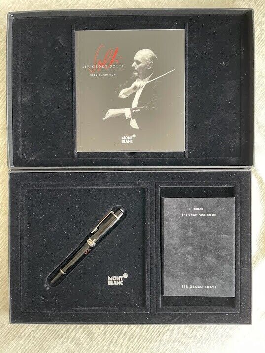 MONTBLANC Special Edition SIR GEORG SOLTI Donation Fountain Pen 35930