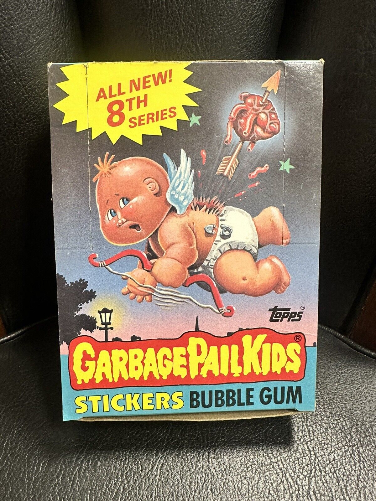 1987 Topps Garbage Pail Kids 8th Series - Full Box - 48 Sealed Packs With Poster