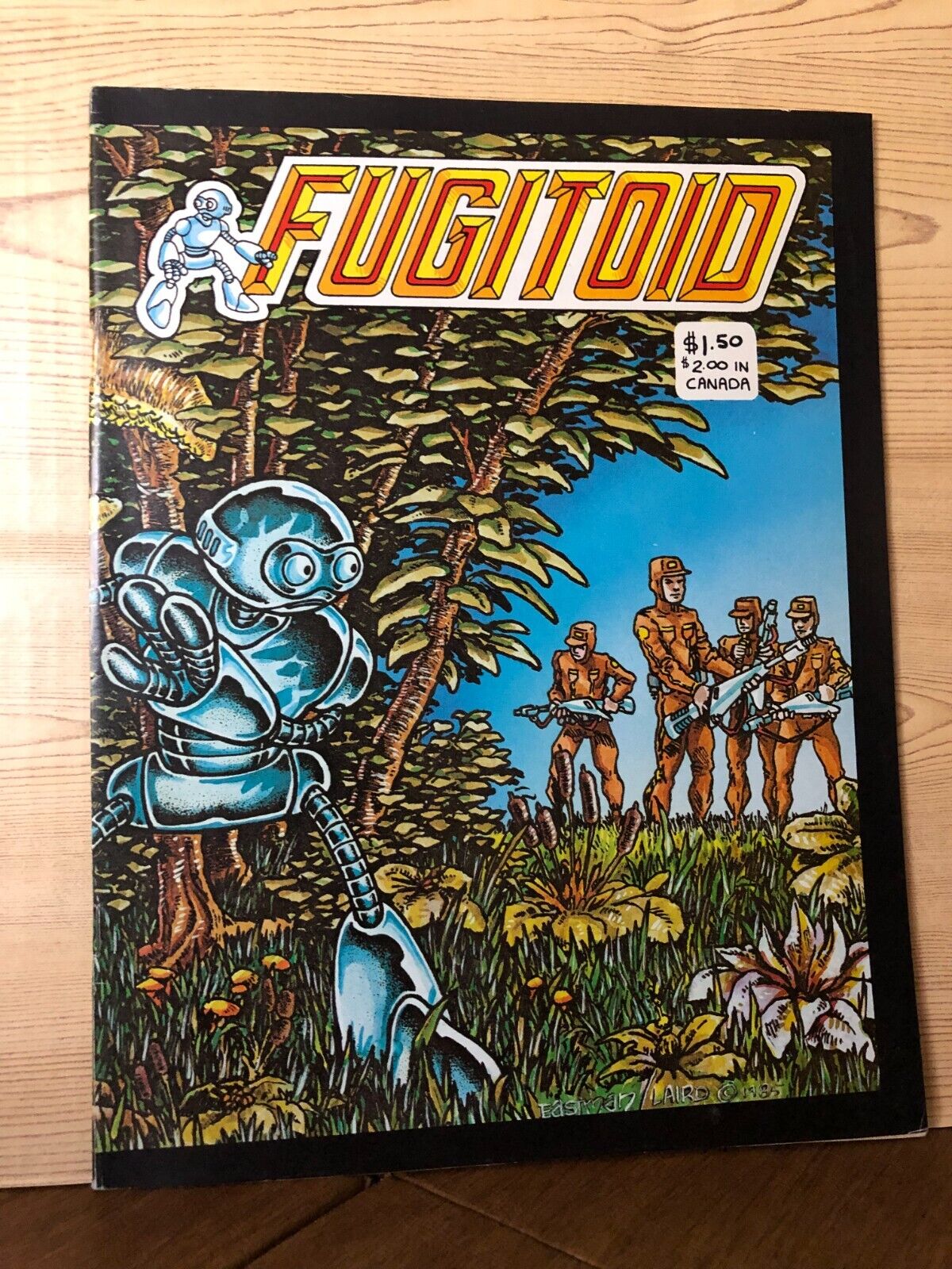 Fugitoid 1 Mirage 1985 1st collected work by Eastman & Laird 1st Print Bag Board