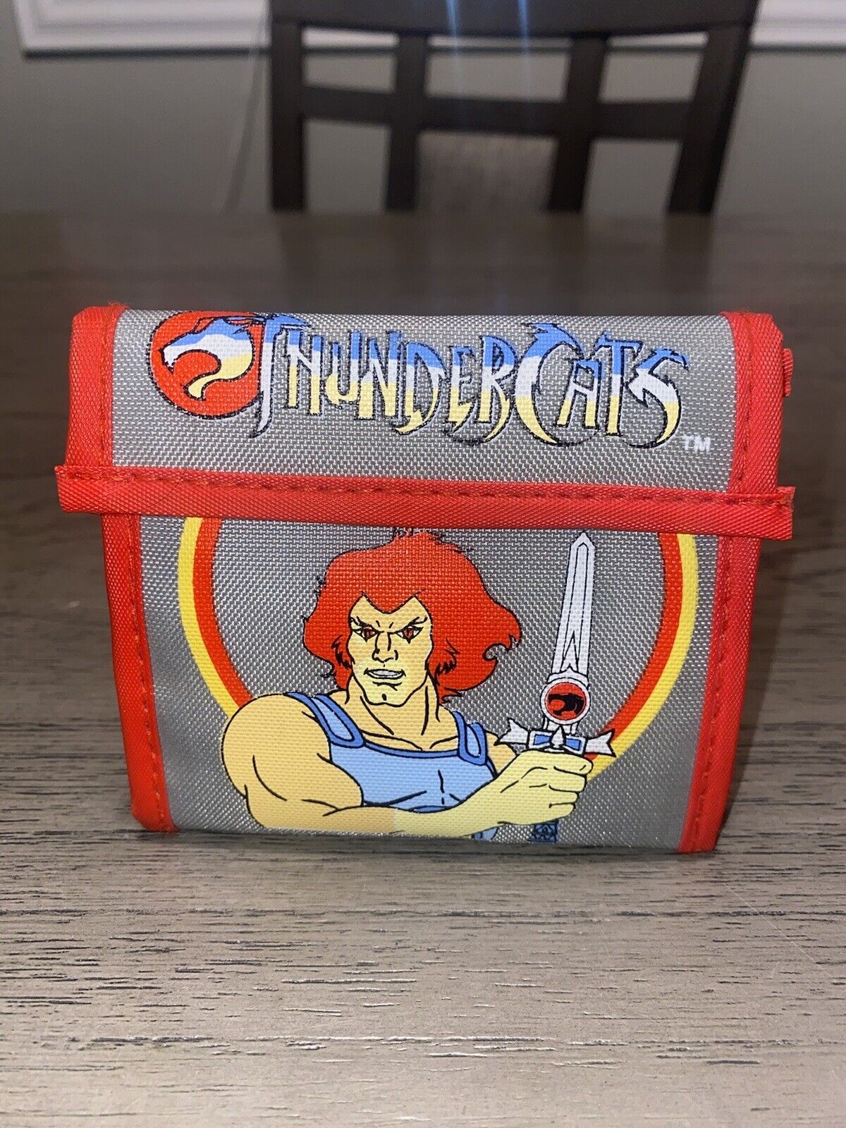 Vtg 1986 Thundercats Nylon Wallet Bill Fold Tygra Lion O Cartoon Collectible
