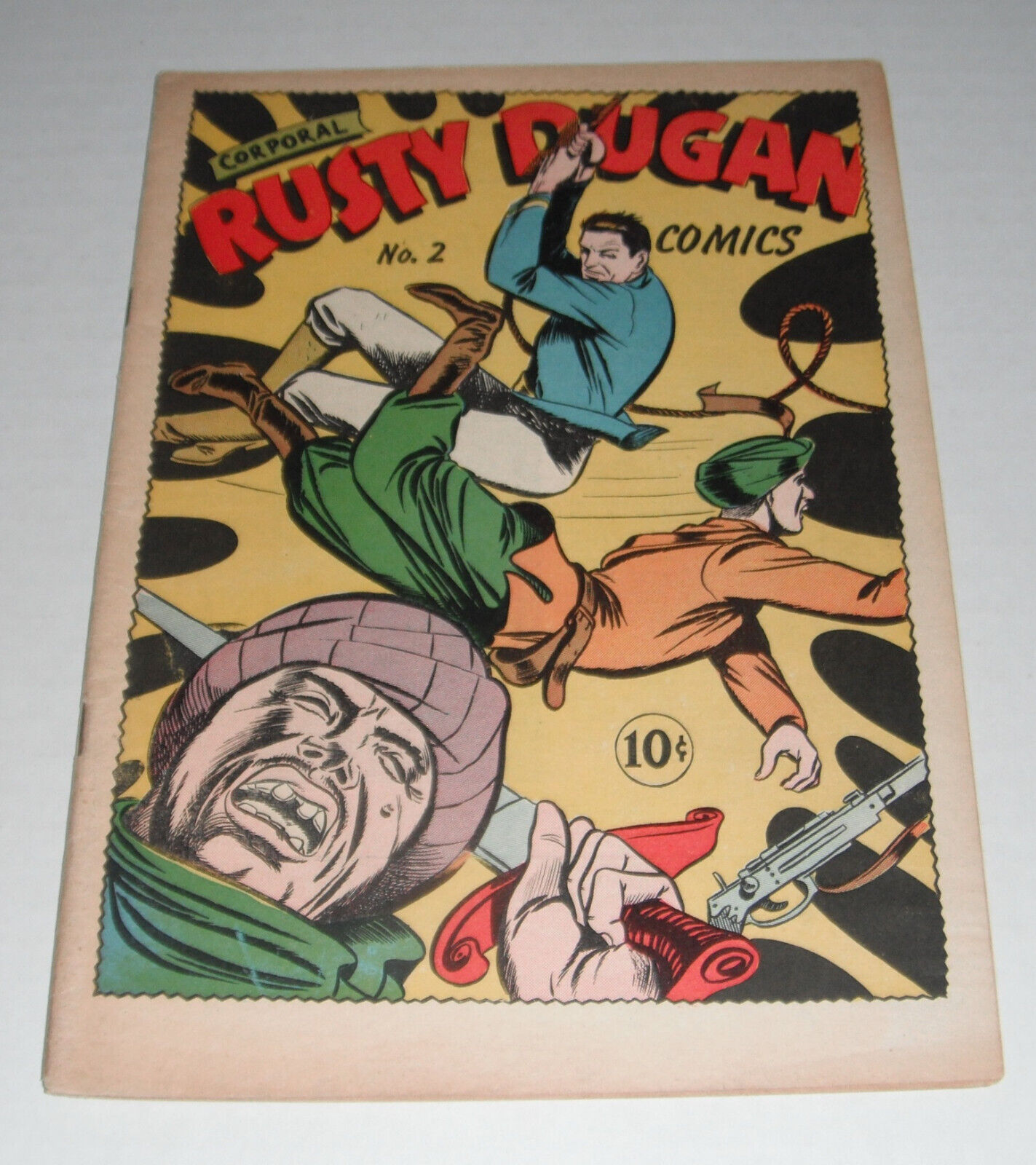 Corporal Rusty Dugan # 2..VG-Fine..5.0 grade..1944 comic--has reprint stories-ri