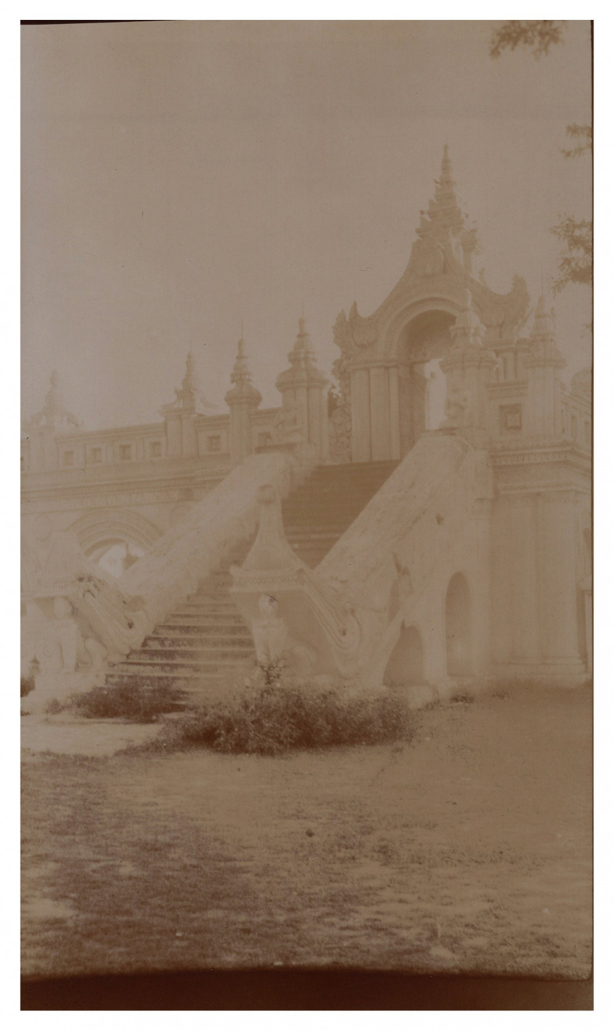 Burma, Mandalay, Palace, Ice Monastery Vintage print, print d print