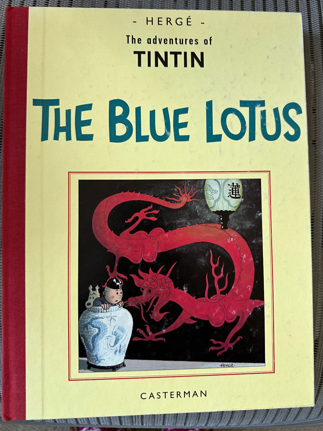 Hergé The Adventures of Tintin The Blue Lotus Casterman B&W facsimile 2006