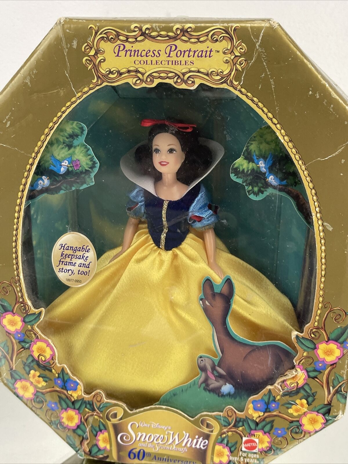 Snow White Princess Portrait Collectible Walt Disney 60th Anniversary Doll