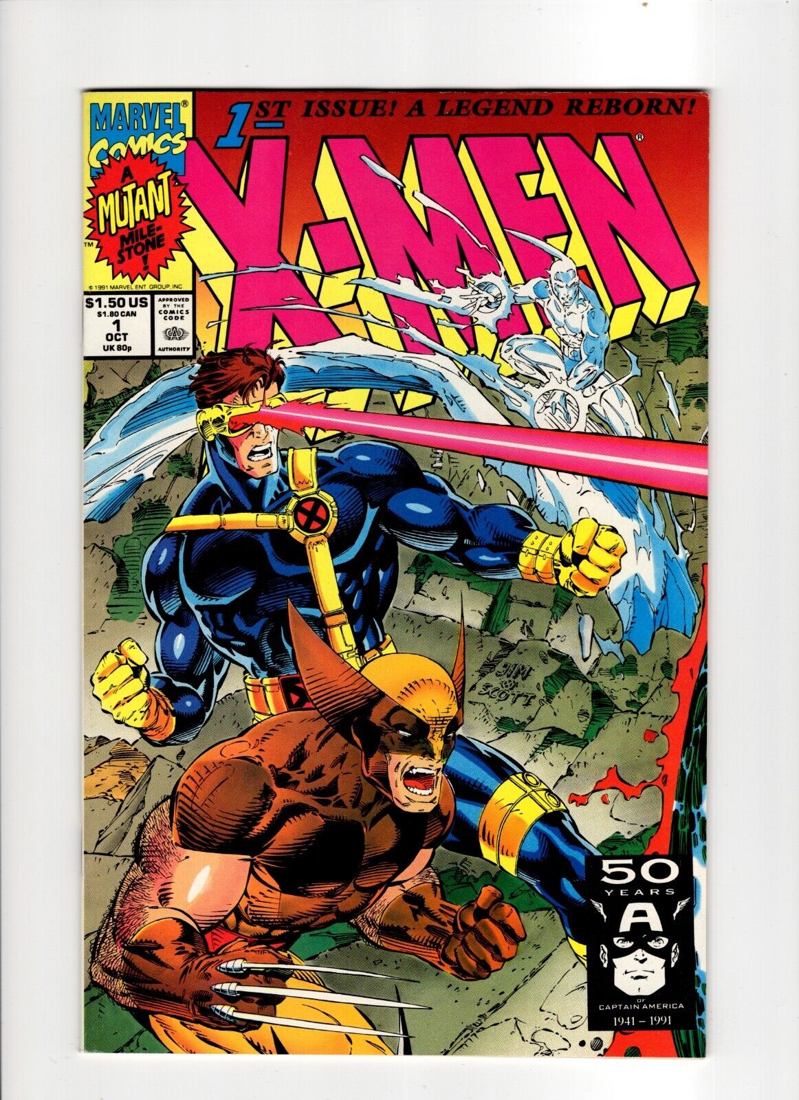 X-MEN #1 (1991): Cover C: High Grade