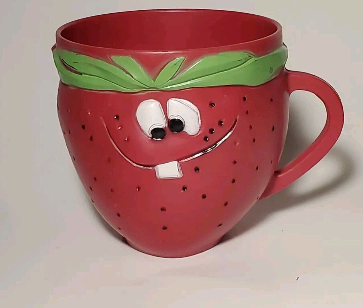 Vintage 1969 Freckle Face Strawberry Pillsbury Funny Face Plastic Drink Cup Mug