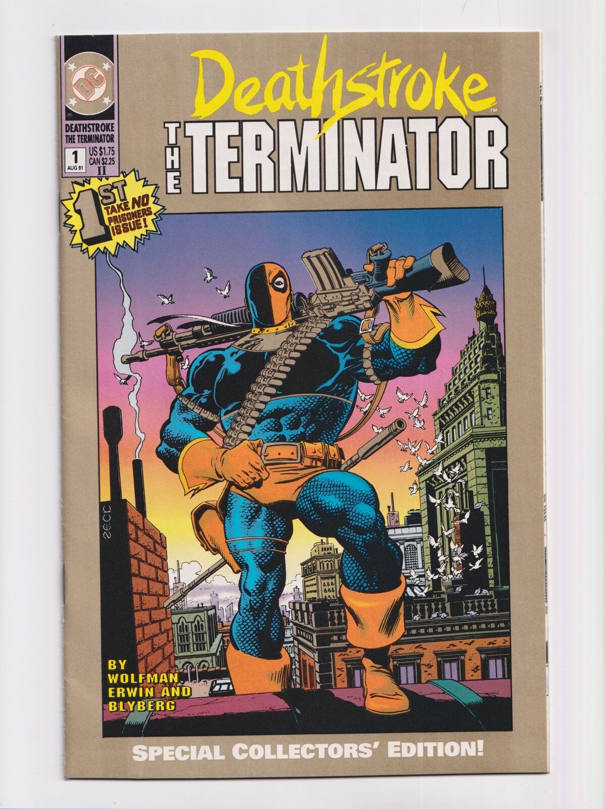 Deathstroke the Terminator #1 2nd Print DC Comics 1991 High Grade Comic Book NM