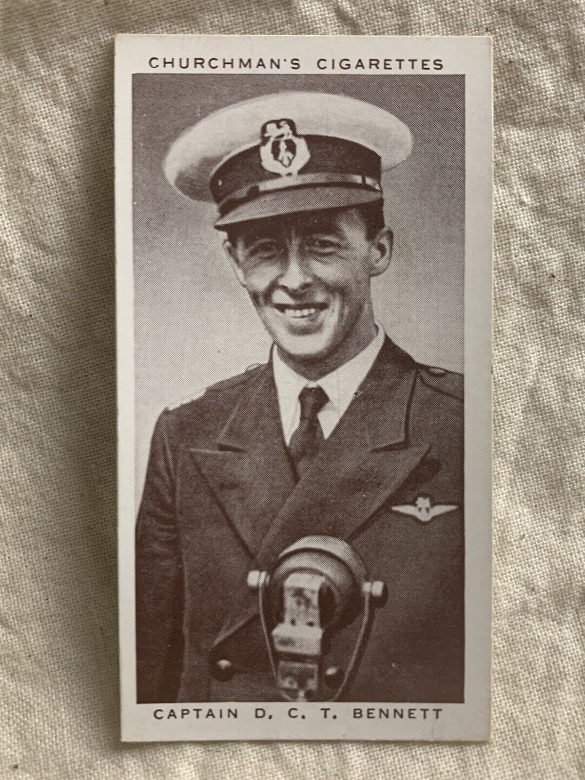 1939 Kings of Speed Card Churchman’s Cigarettes #9 Captain D. C. T. Bennett