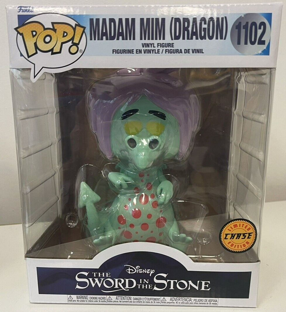 Funko Pop Disney Sword In The Stone Madam Mim (Dragon) #1276 Vinyl Figure Chase