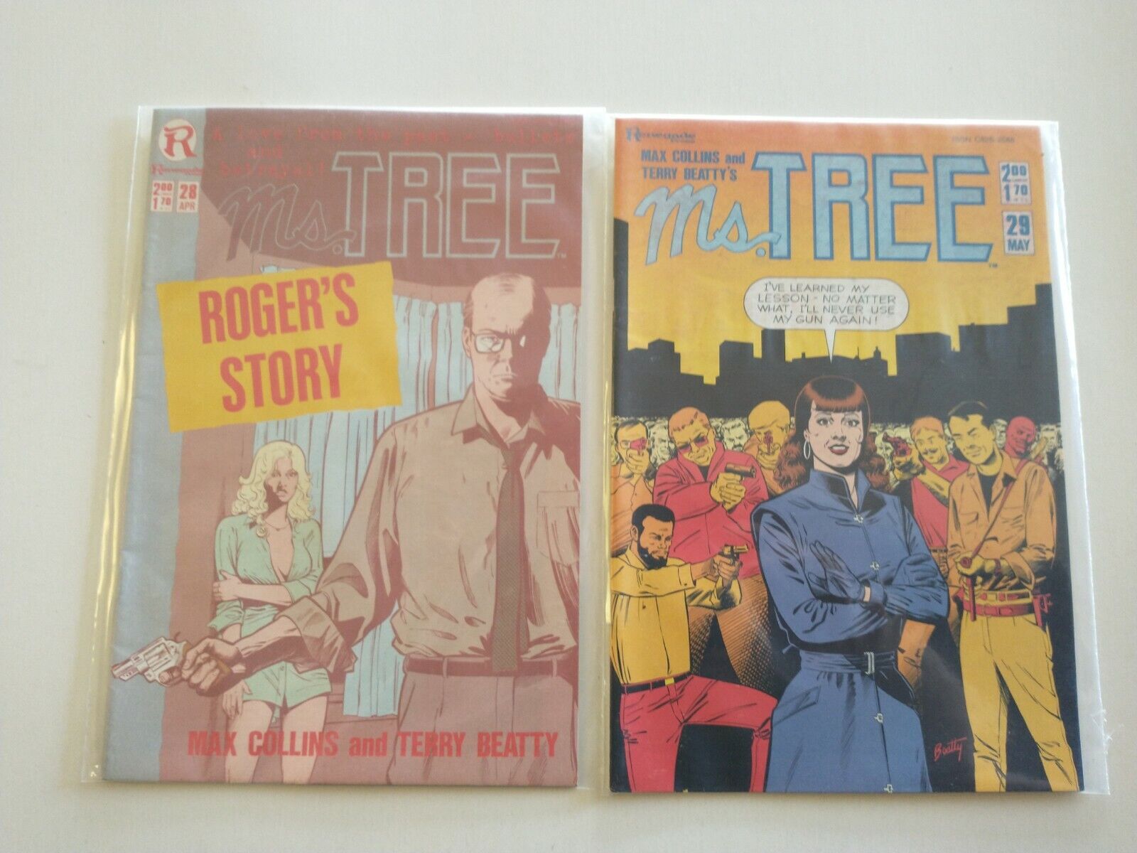 1986 Ms. Tree Number #28, 29 Renegade Comic Book