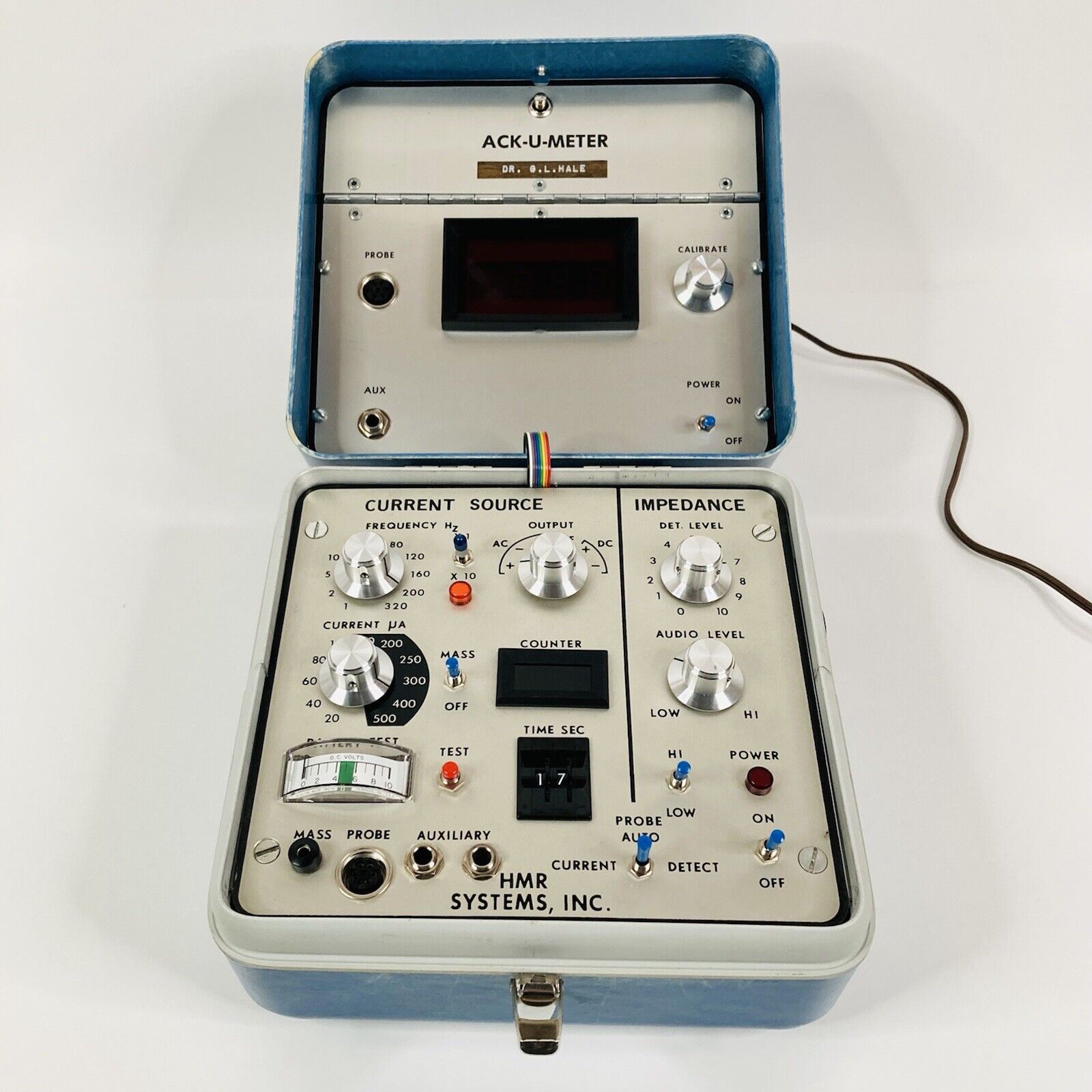 Vintage Quackery Medical Machine HMR Systems ACKU Meter Electrical Pulse WORKS