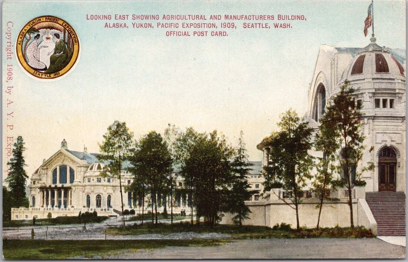 1909 AYPE EXPO Seattle Postcard \