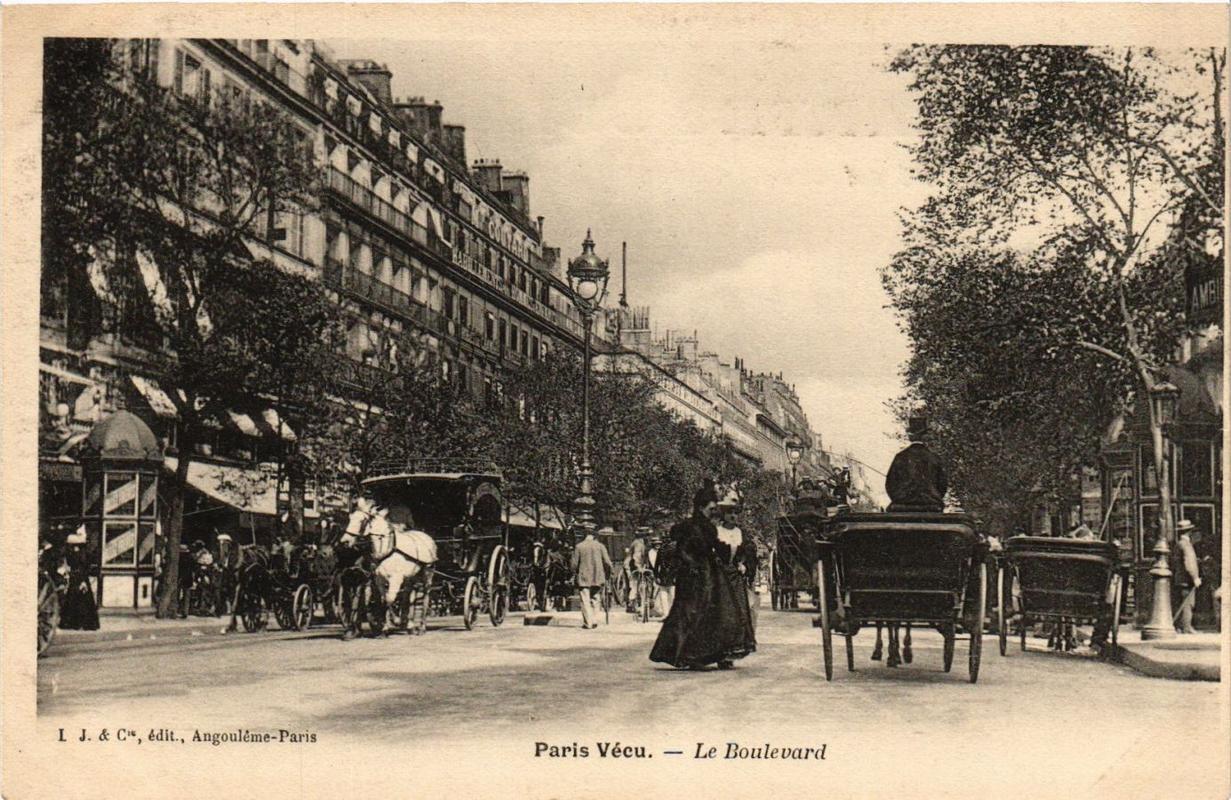 CPA AK PARIS Lived. Le Boulevard (673029)