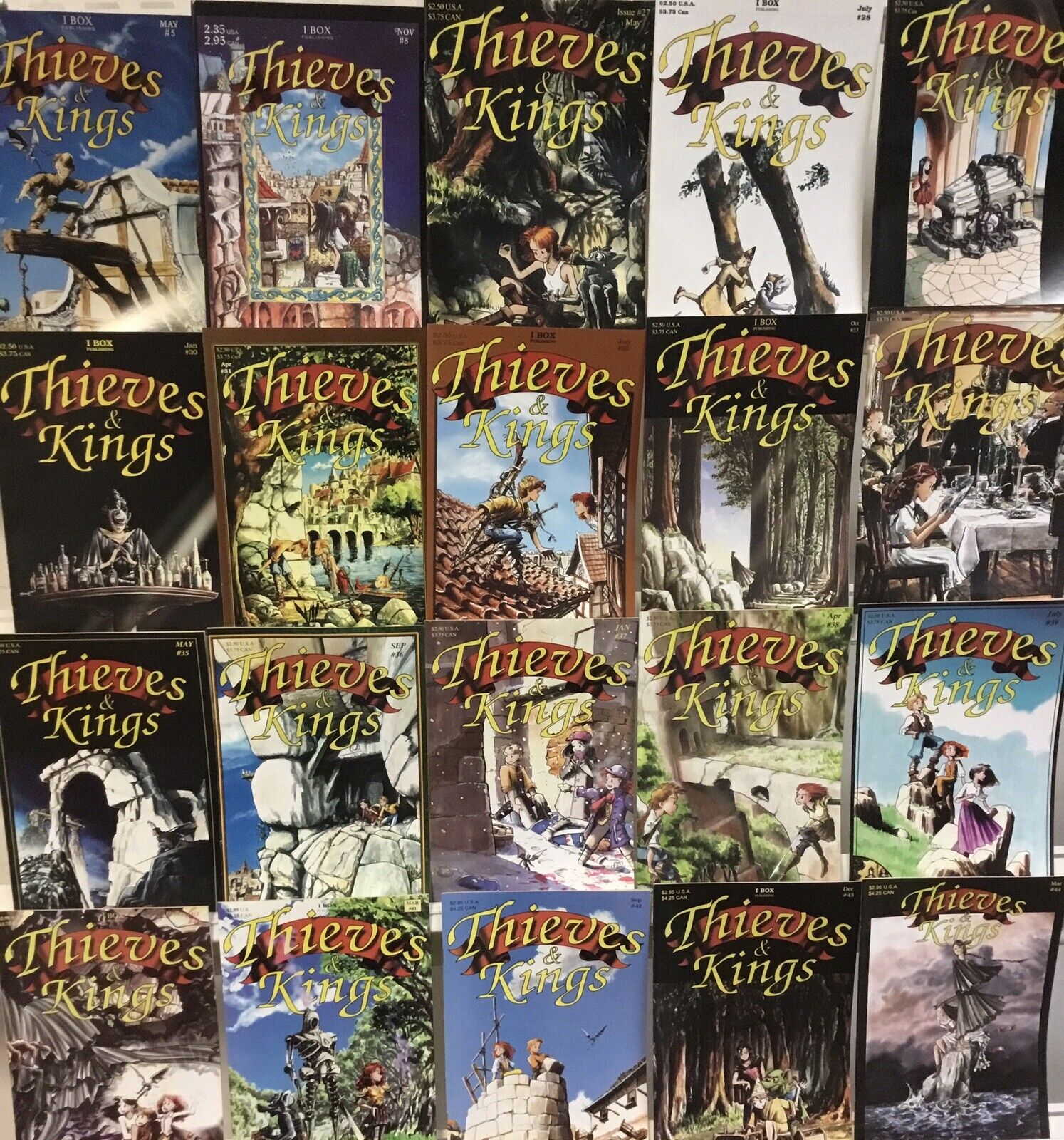Thieves And Kings Comic Book Lot Of 20