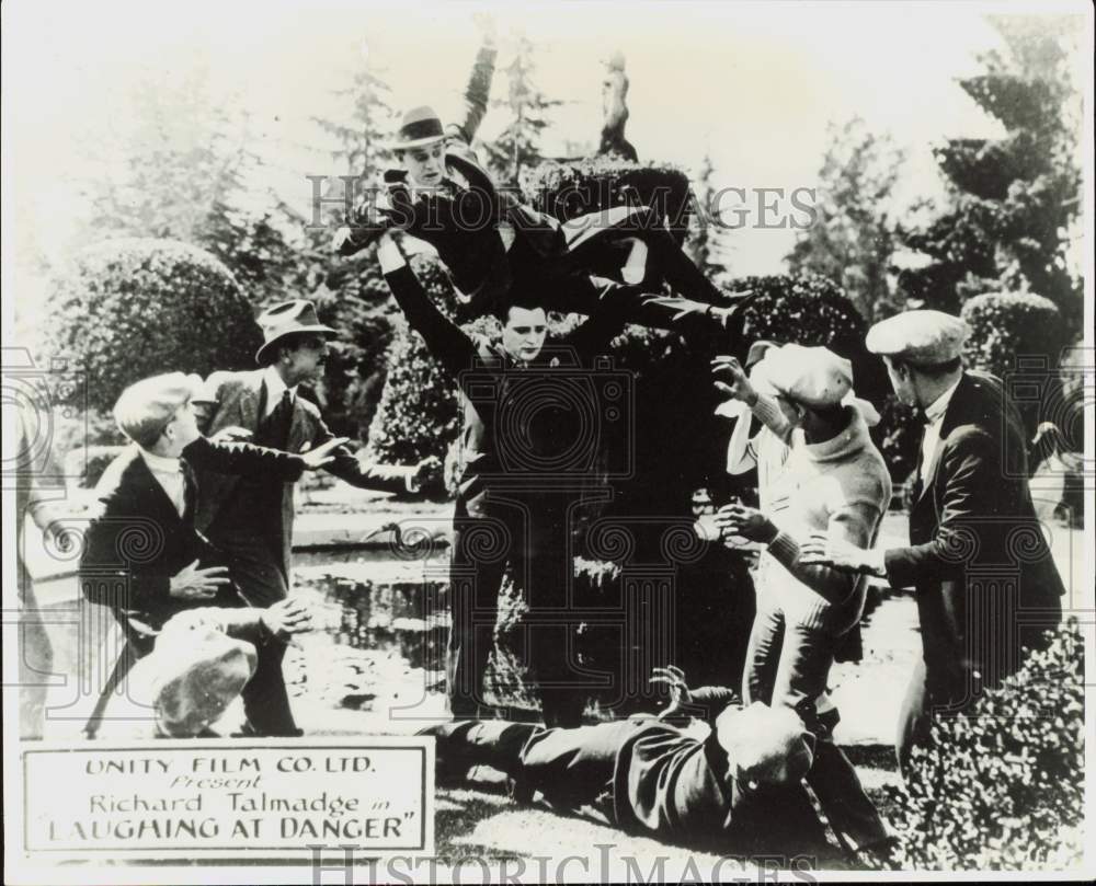 1925 Press Photo Richard Talmadge starring in \