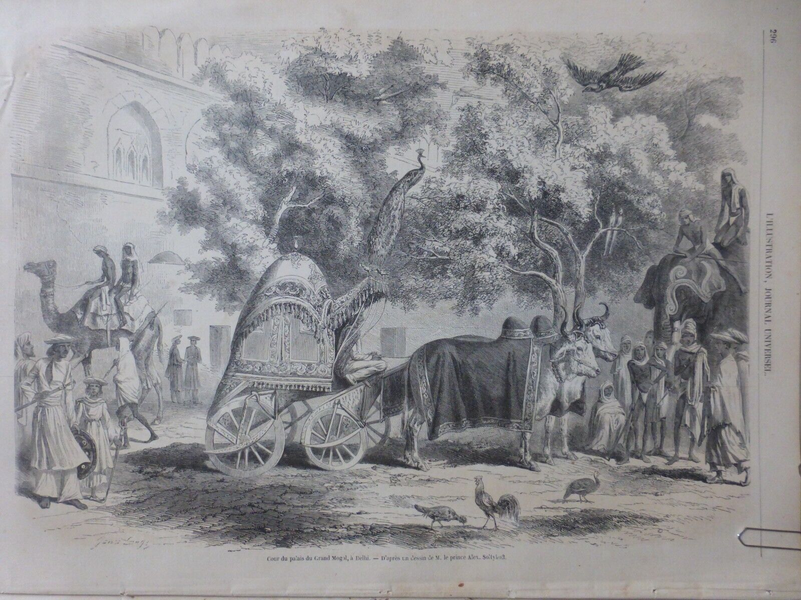 1857 I INDIA COURT PALACE GRAND MOGOL DELHI