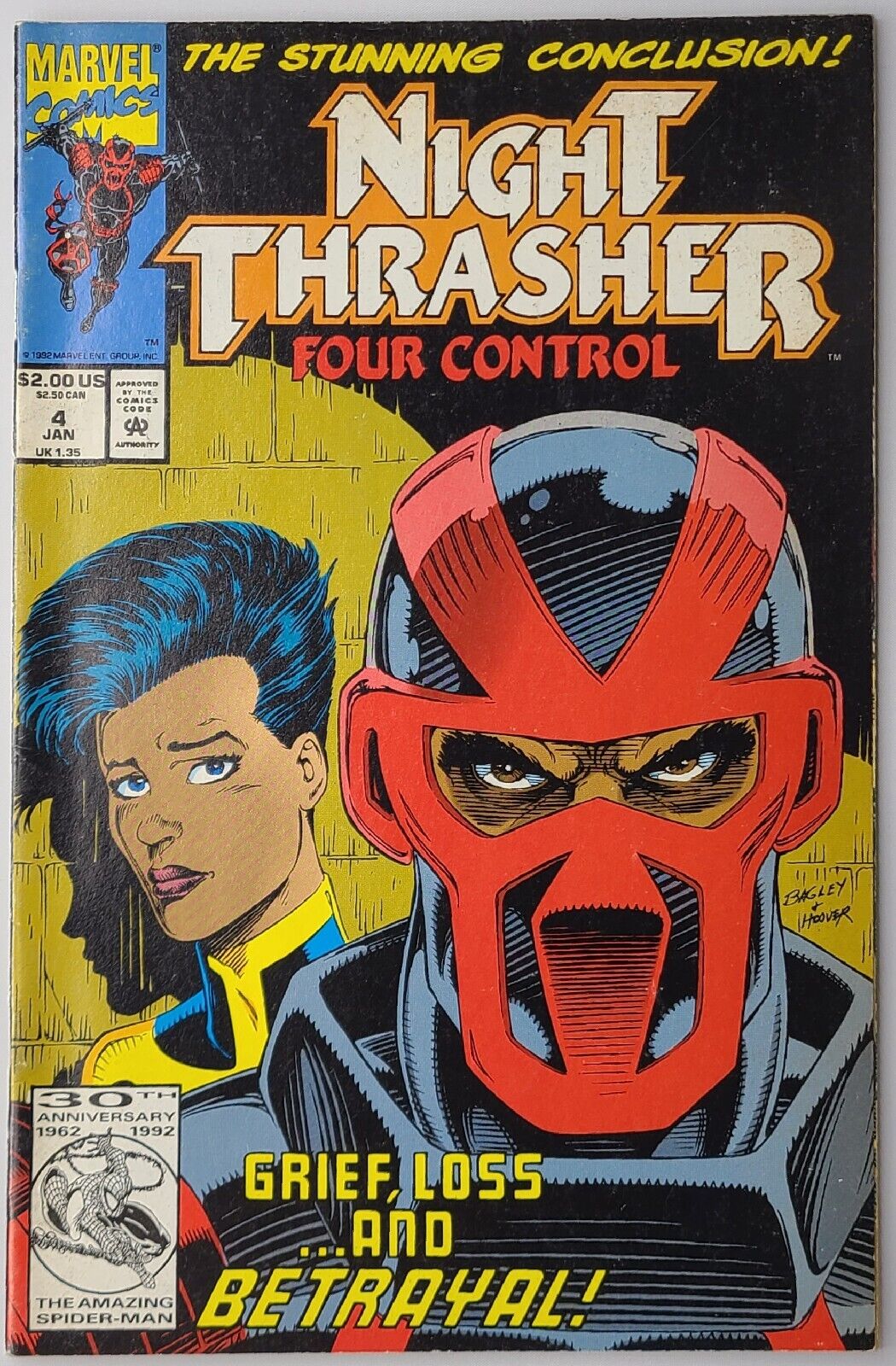Night Thrasher Four Control 4 Marvel Comics 1993 5.5 FN-