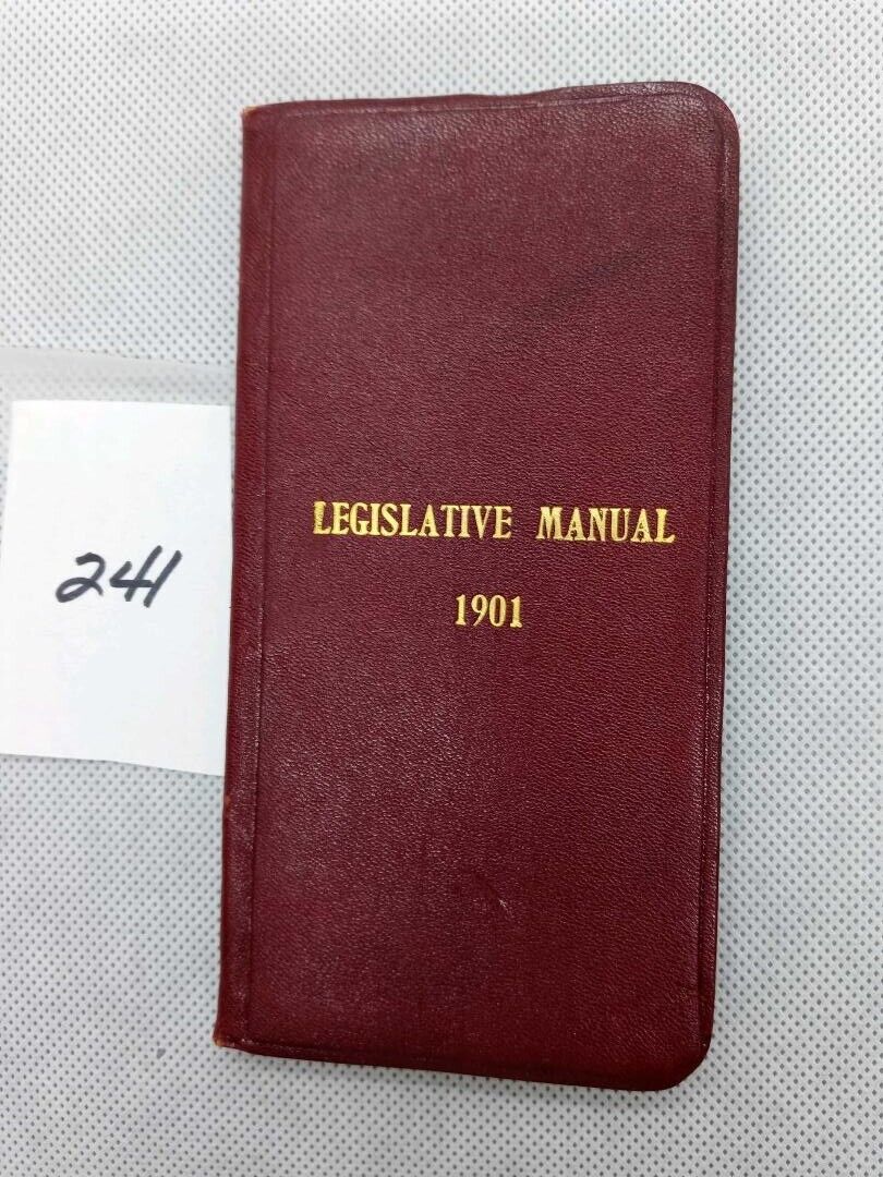 RARE 1901 OFFICIAL DIRECTORY and LEGISLATIVE MANUAL - GREAT CONDITION